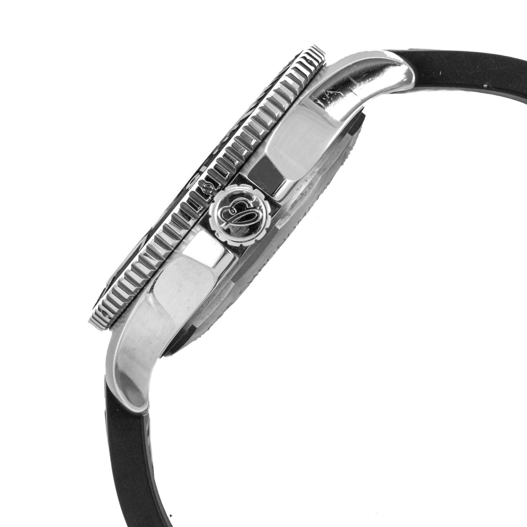 Breitling Superocean 44MM A17367 Black Dial Rubber Band Stainless Steel Watch