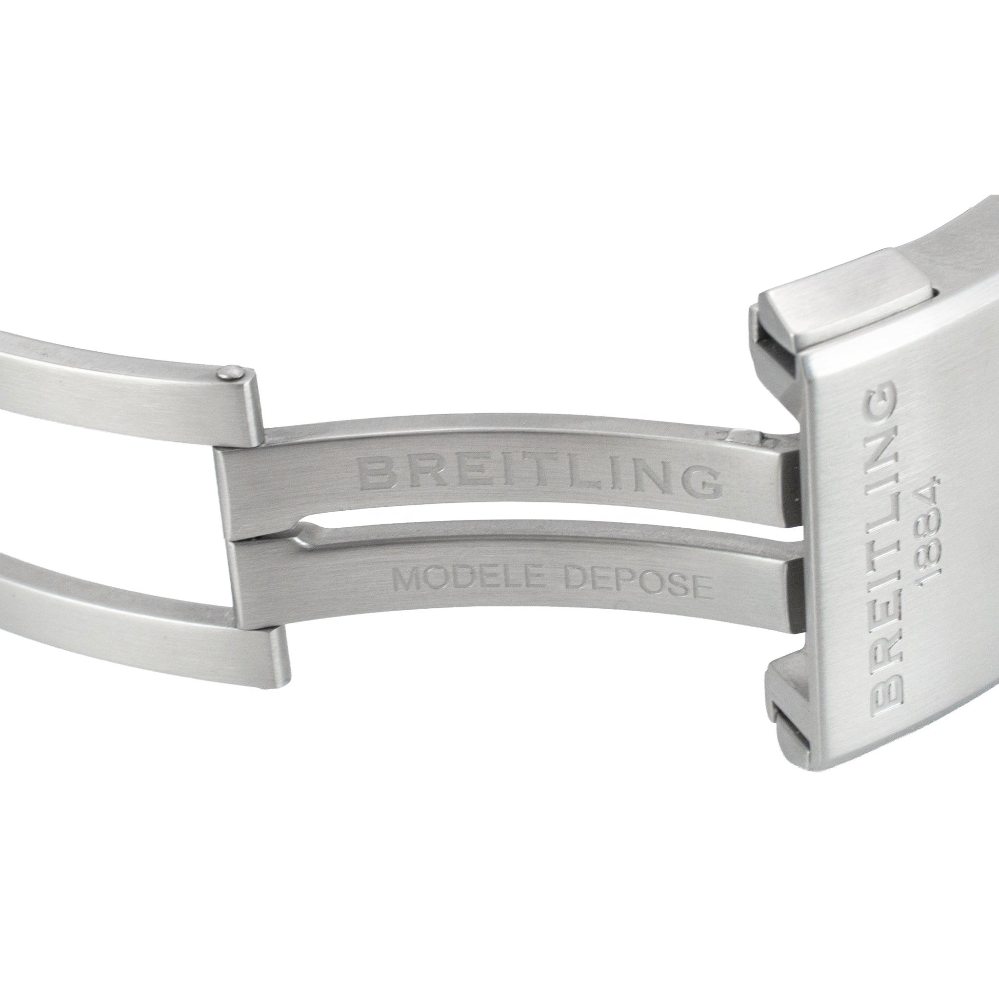 Breitling Superocean 44MM A17367 Black Dial Rubber Band Stainless Steel Watch