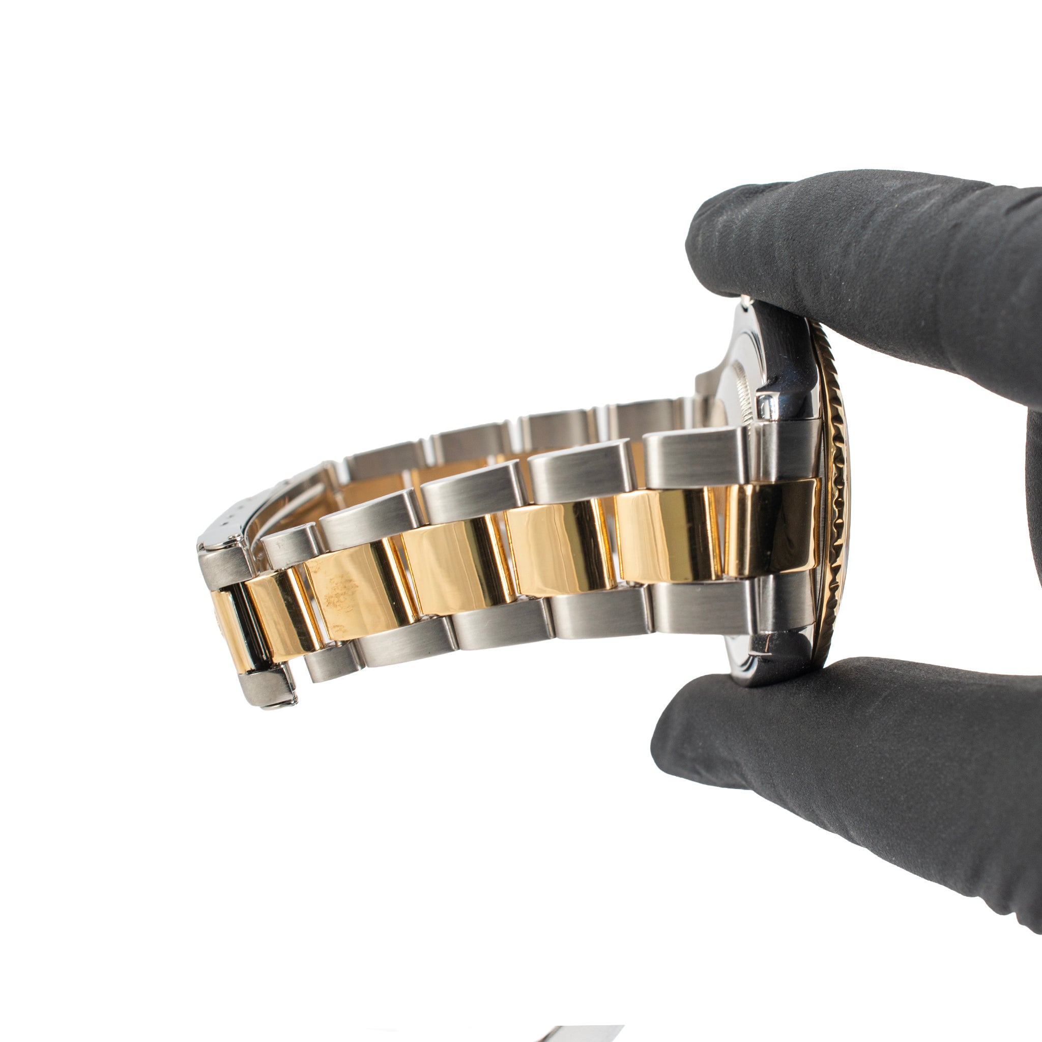 Rolex Yacht-Master 40MM 16623 Blue Dial Oyster 18K Yellow Gold Steel Watch