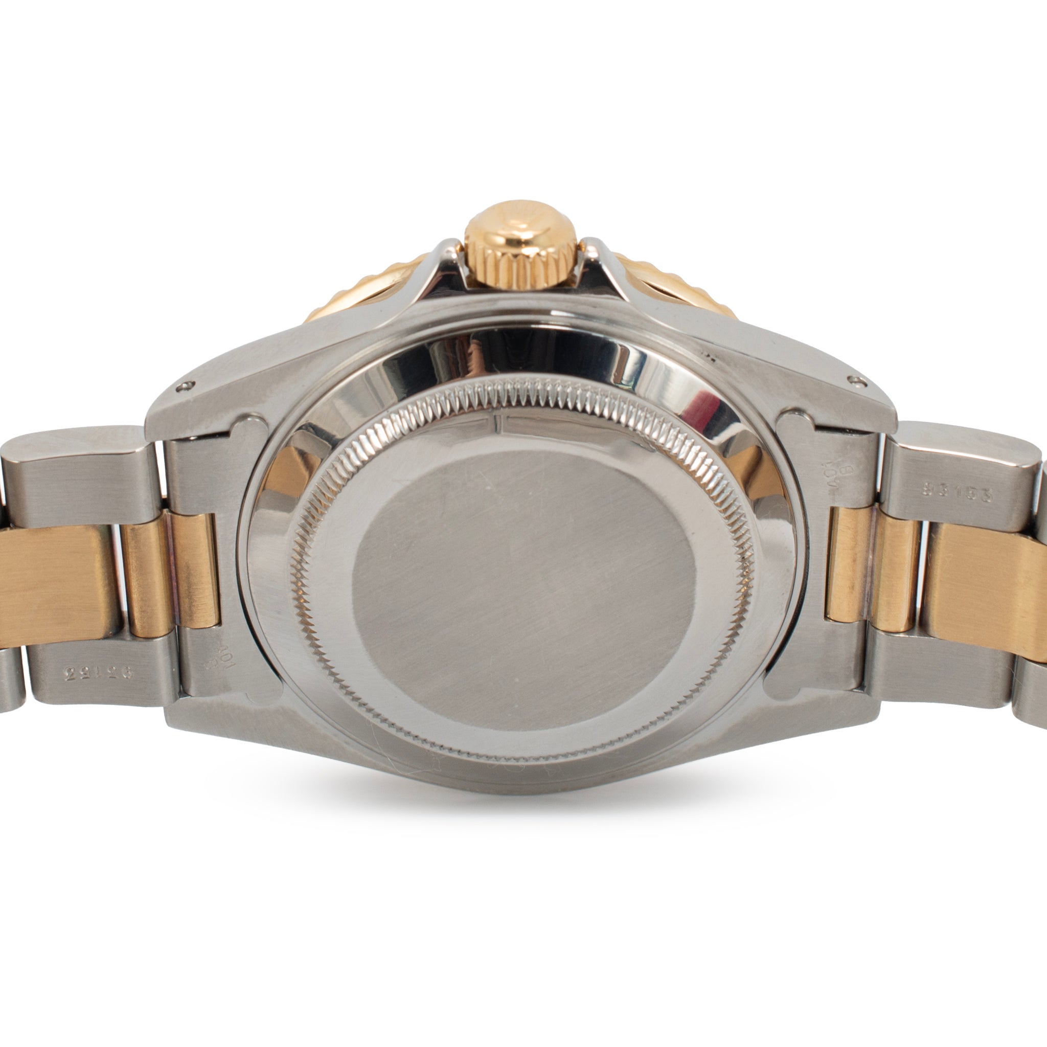 Rolex Submariner Date 40MM 16613LB Blue Diamond Dial Oyster Gold Steel Watch