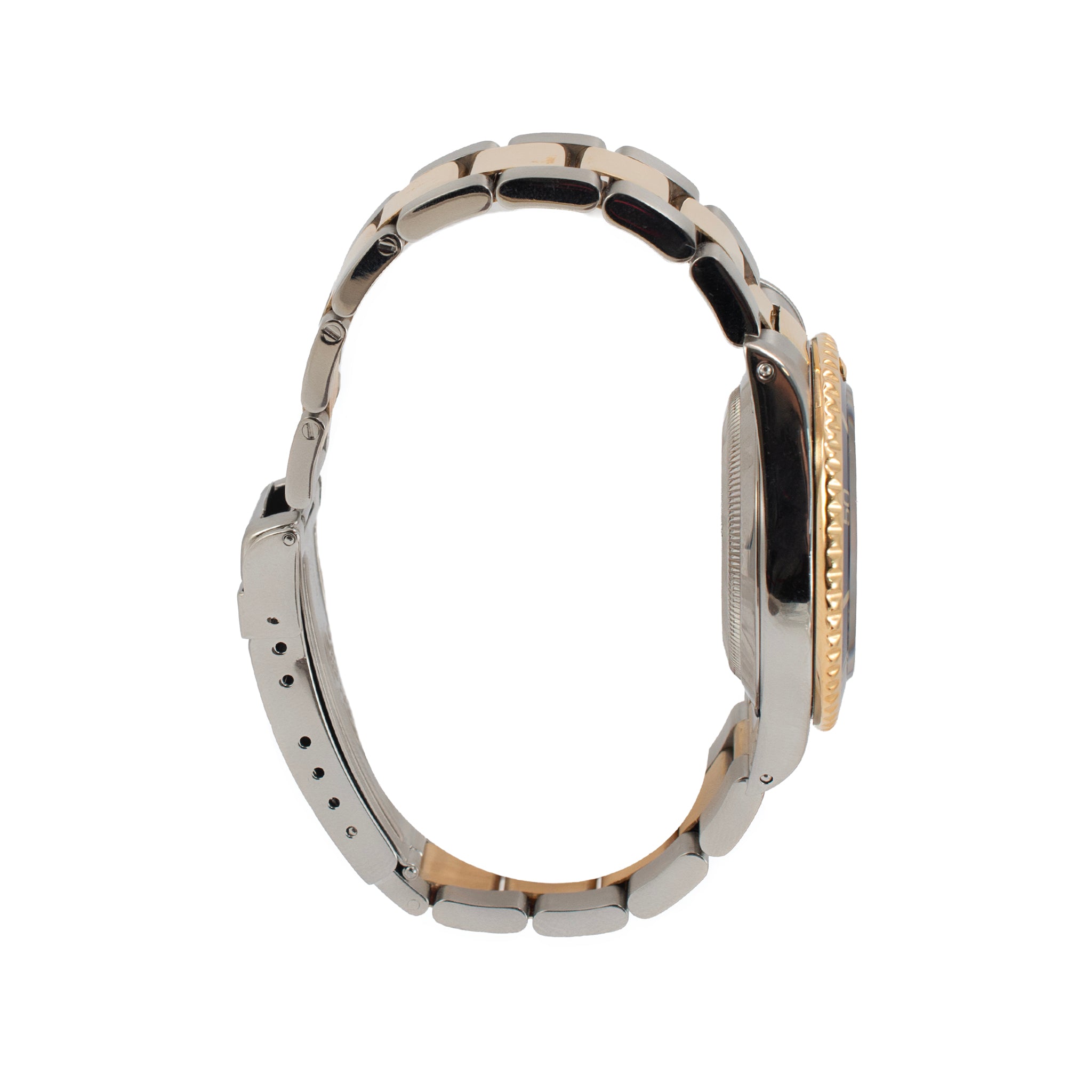 Rolex Submariner Date 40MM 16613LB Blue Diamond Dial Oyster Gold Steel Watch