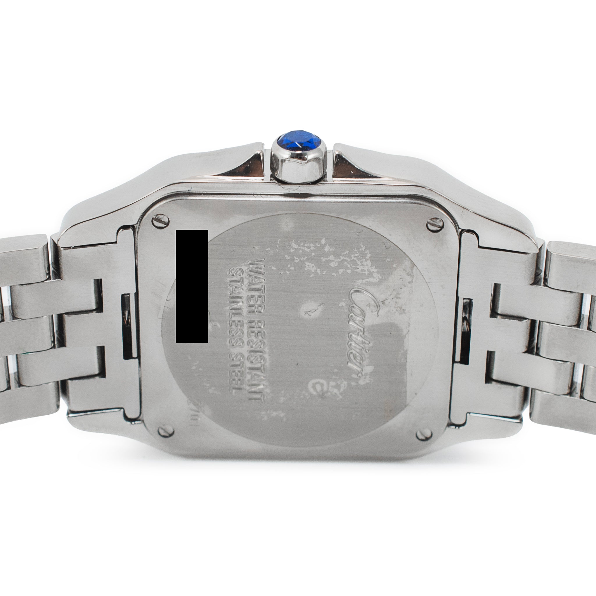 Ladies Cartier Santos Demoiselle 26MM w25065z5 2701 Roman Steel Quartz Watch