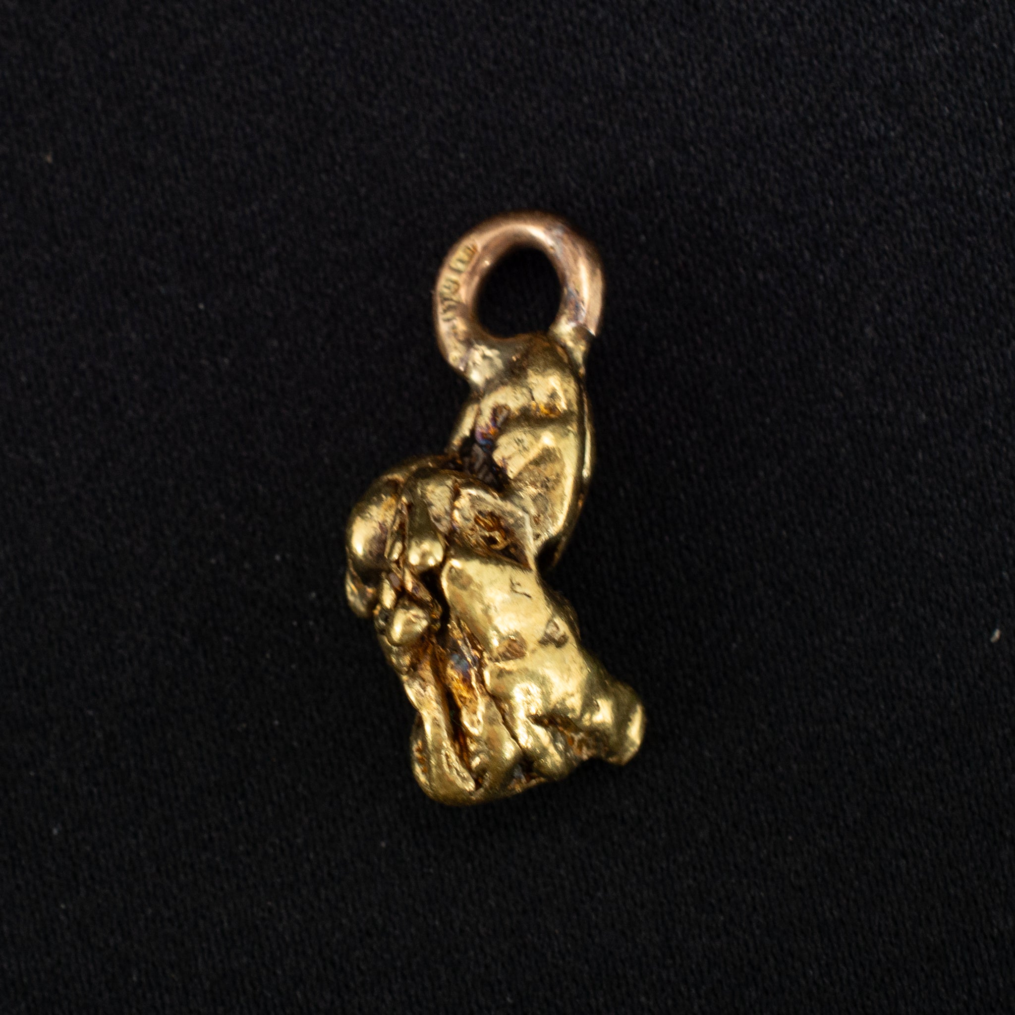 Jewelry Pendant Nugget Vintage ¾' 21K 5.07g 0 dctw 0 gctw