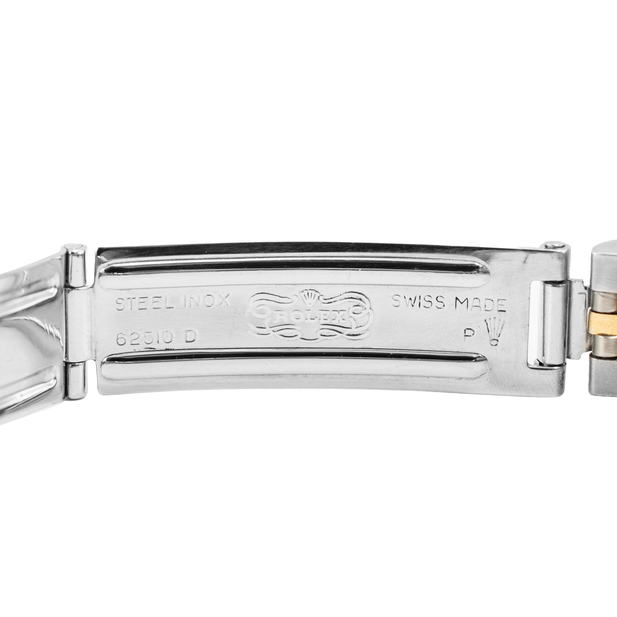 Ladies Rolex Oyster Perpetual Date 26MM 6917 Diamond Jubilee Gold Steel Watch