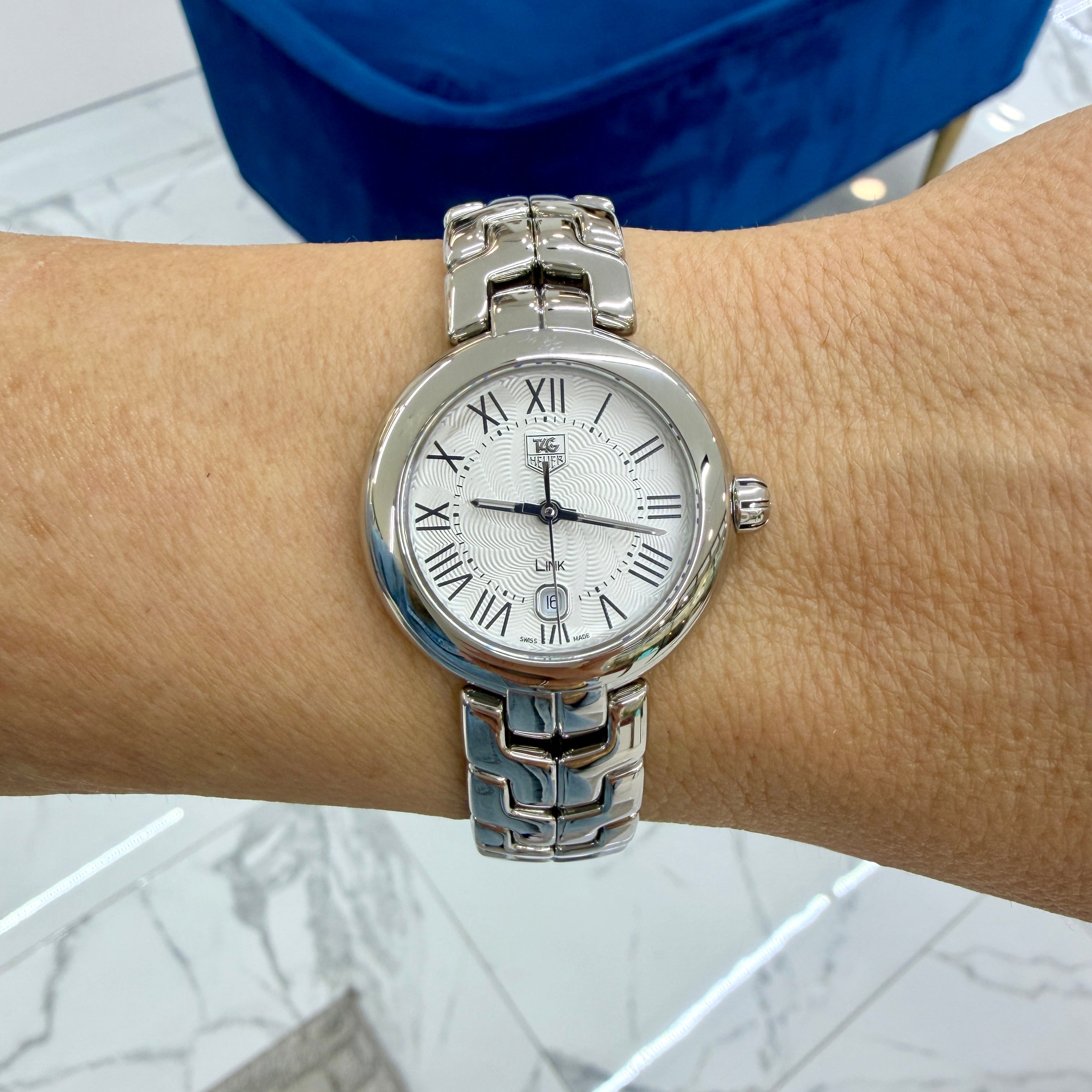 Ladies Tag Heuer Link 29MM WAT1416 Stainless Steel Quartz Watch