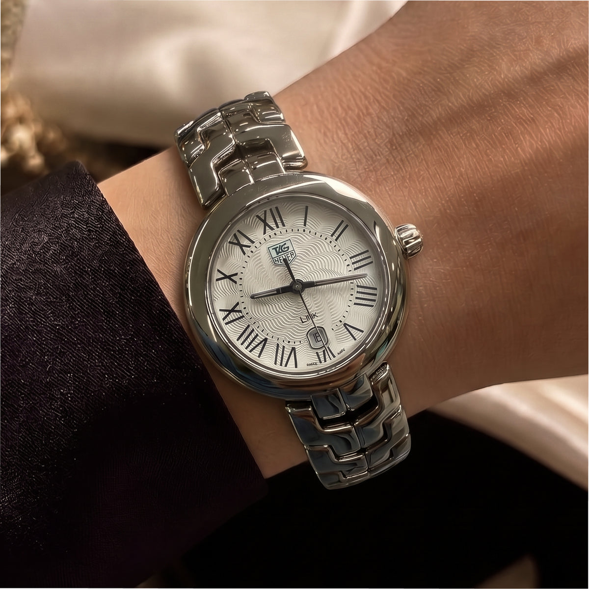 Ladies Tag Heuer Link 29MM WAT1416 Stainless Steel Quartz Watch