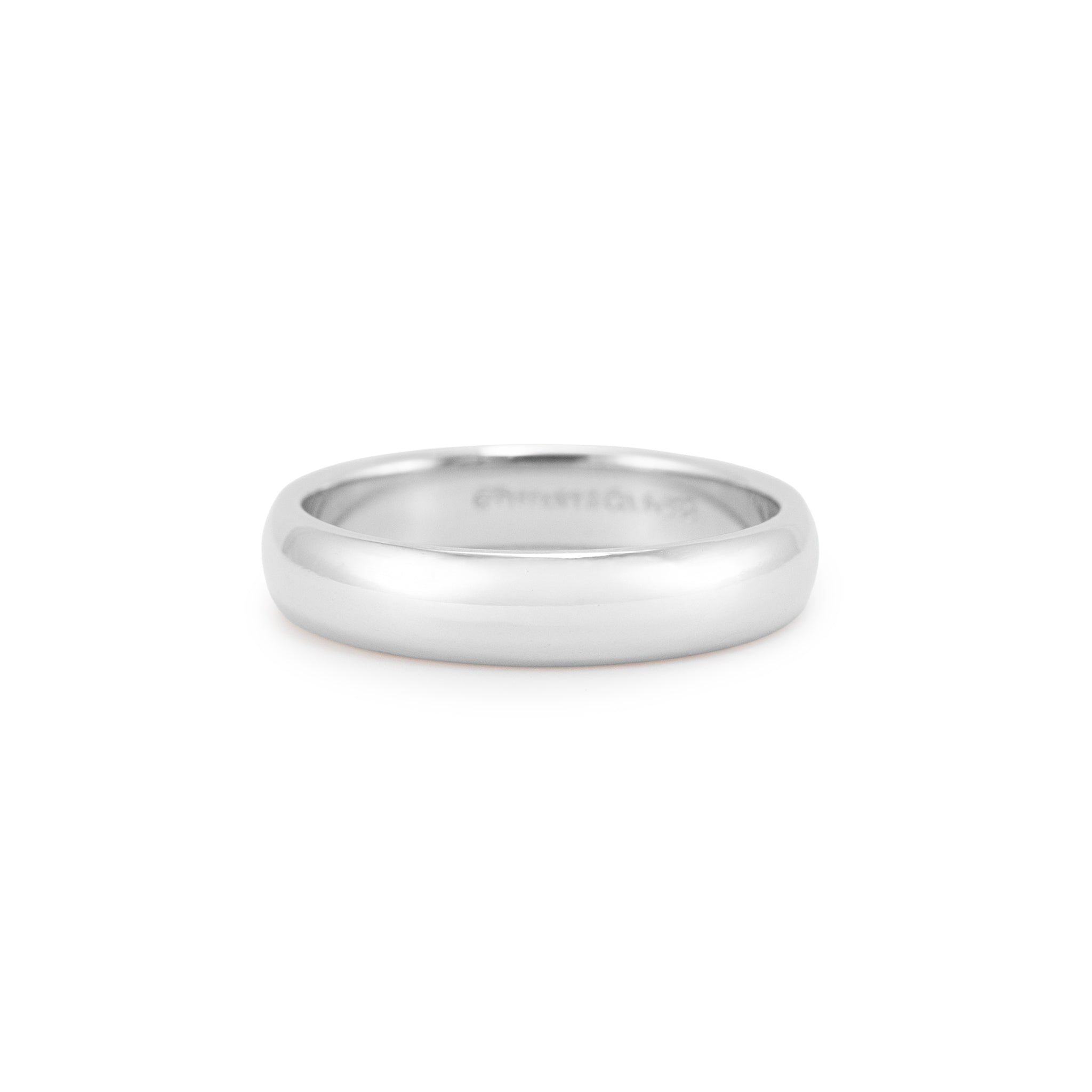 Men's Tiffany & Co. Tiffany Forever Platinum 950 4.5mm Lucida Wedding Band Ring