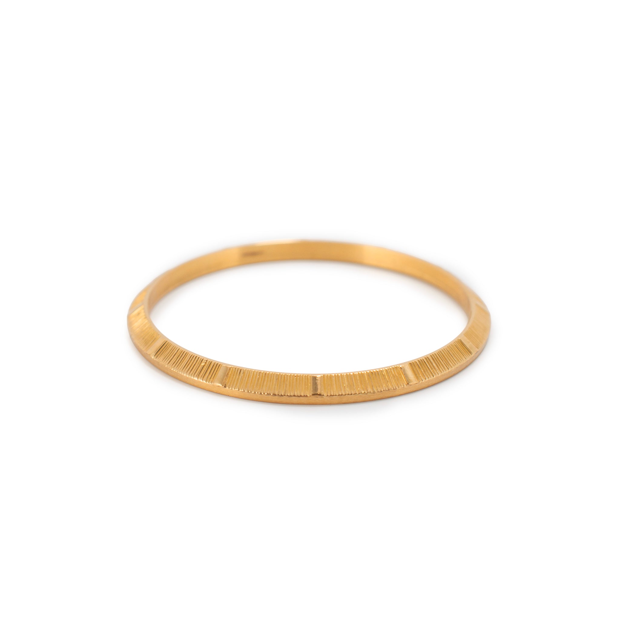 Factory Vintage Rolex 18K Yellow Gold Bark 26MM 69173/69178 Watch Bezel
