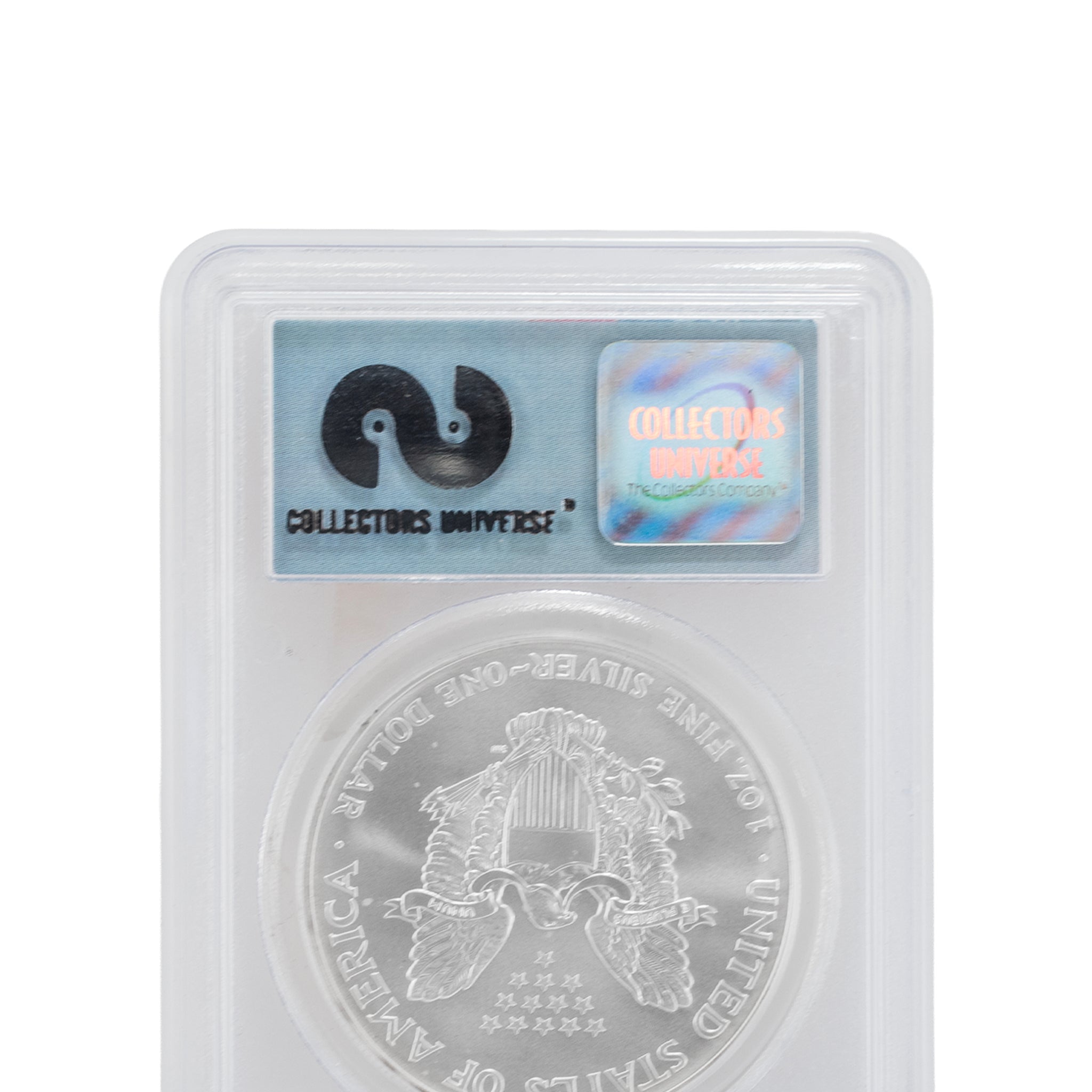 2001 American Silver Eagle Pcgs 1OZ 999 Silver $1 Wtc Ground Zero Recovery Coin