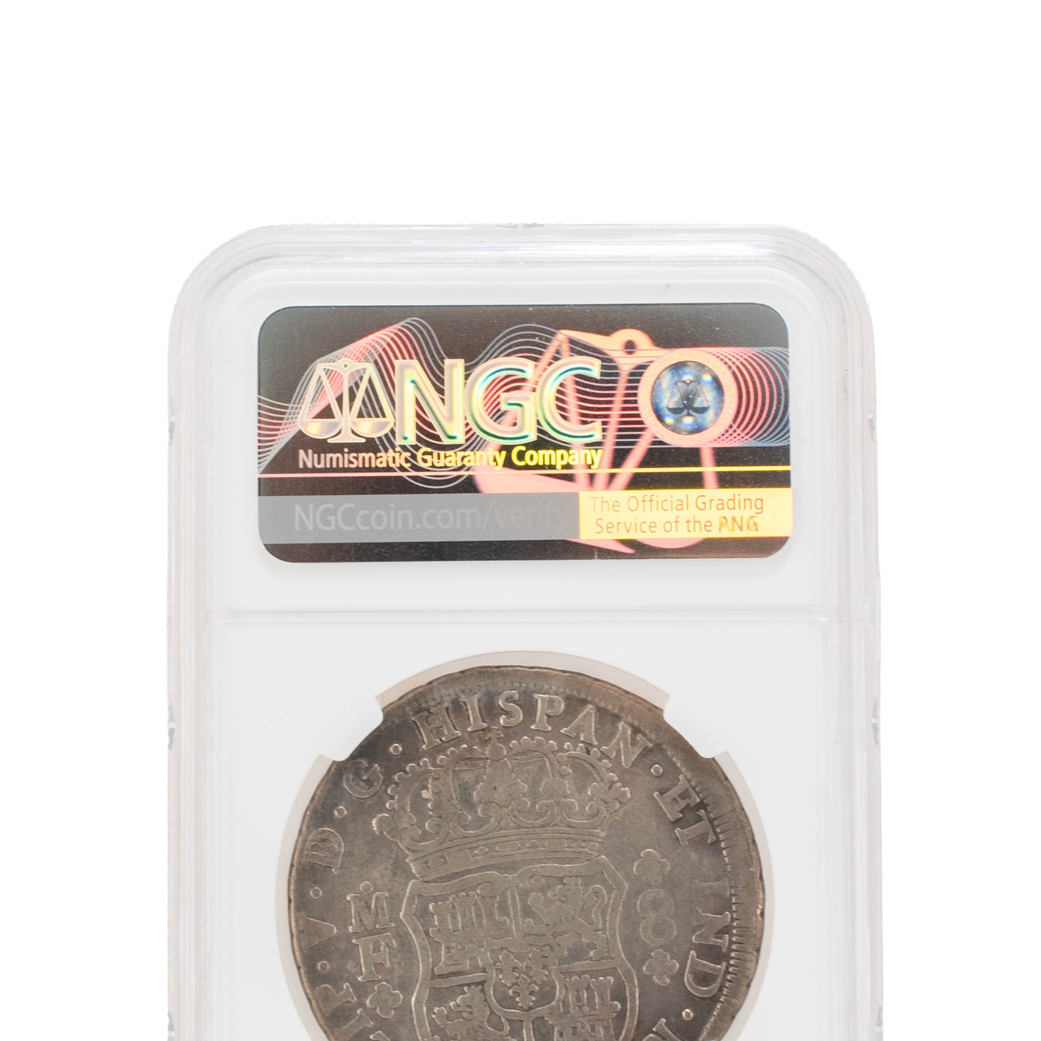1735MO Mf Mexico 8 Reales Ngc Fine Details Cleaned Silver Bullion Coin