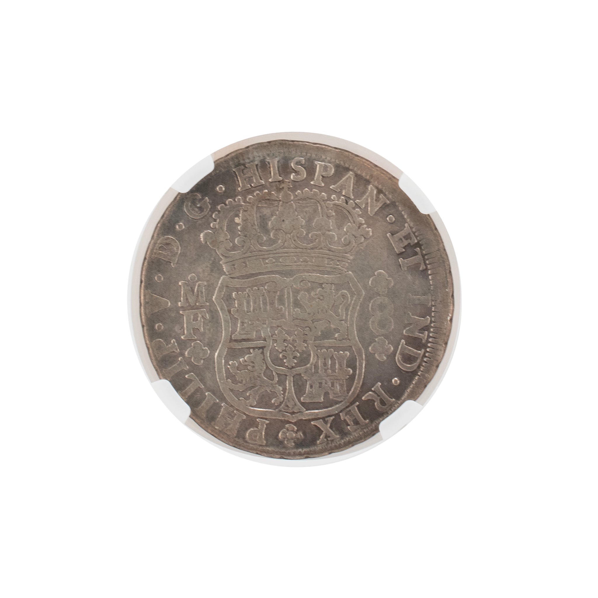 1735MO Mf Mexico 8 Reales Ngc Fine Details Cleaned Silver Bullion Coin