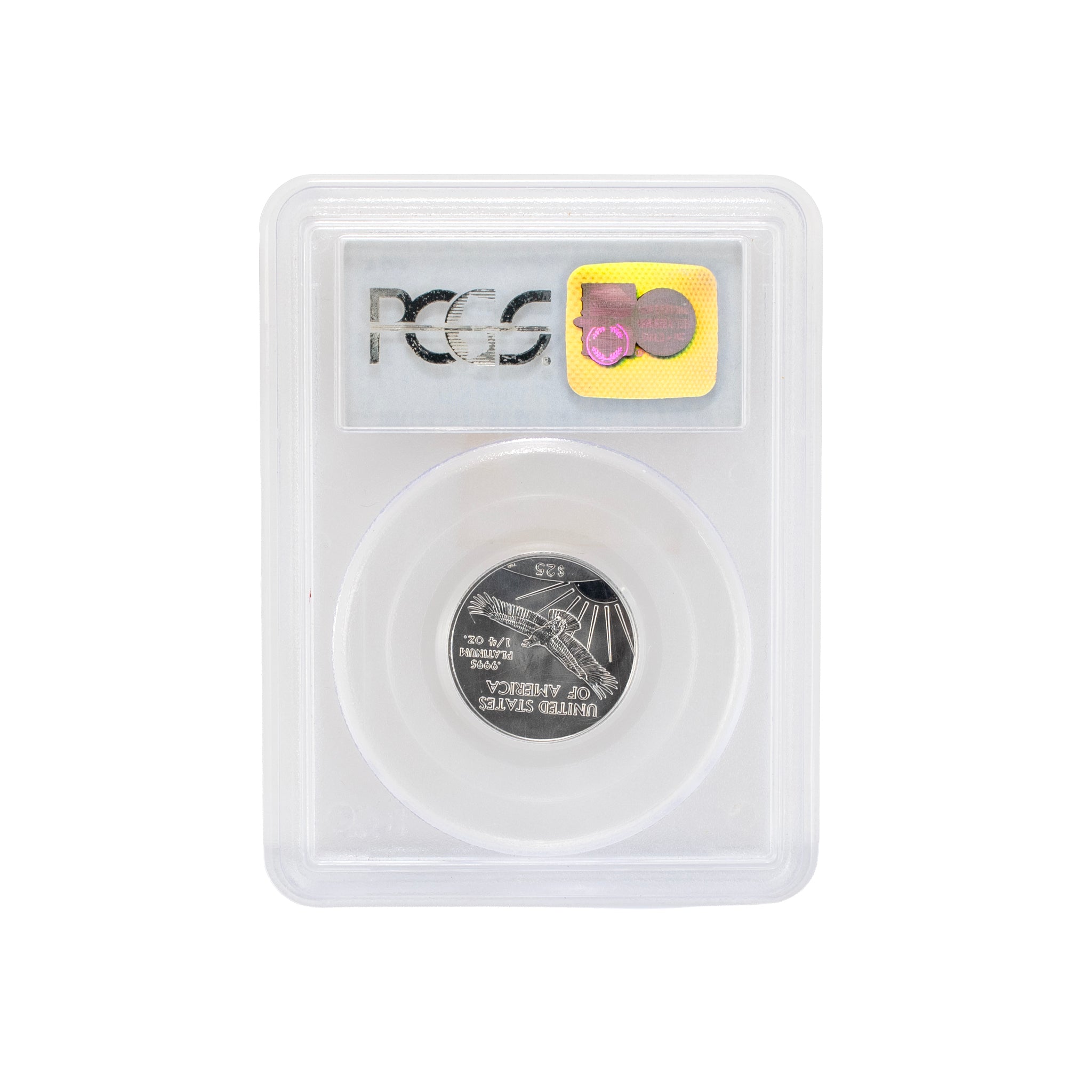 2003 25$ Pcgs MS69 0.25oz .9995 Platinum Statue Liberty Coin