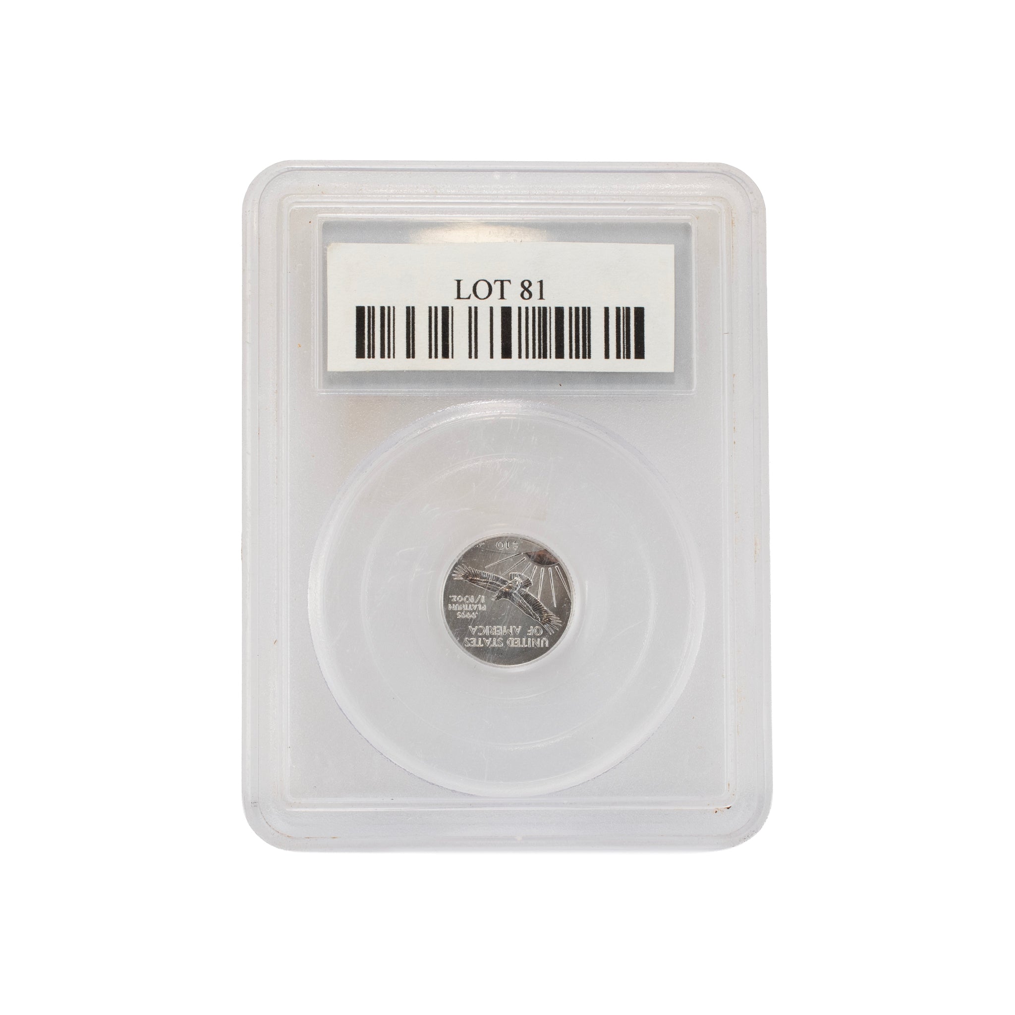 1998 10$ Pcgs MS69 0.10oz .9995 Platinum Statue Liberty Coin