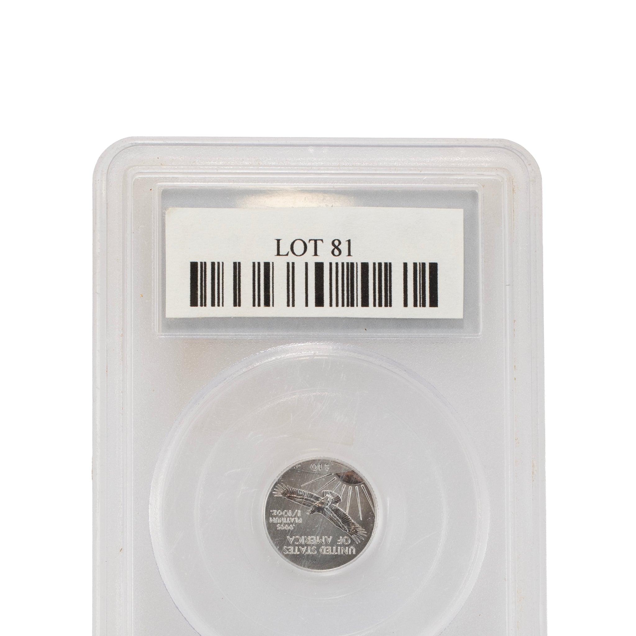 1998 10$ Pcgs MS69 0.10oz .9995 Platinum Statue Liberty Coin