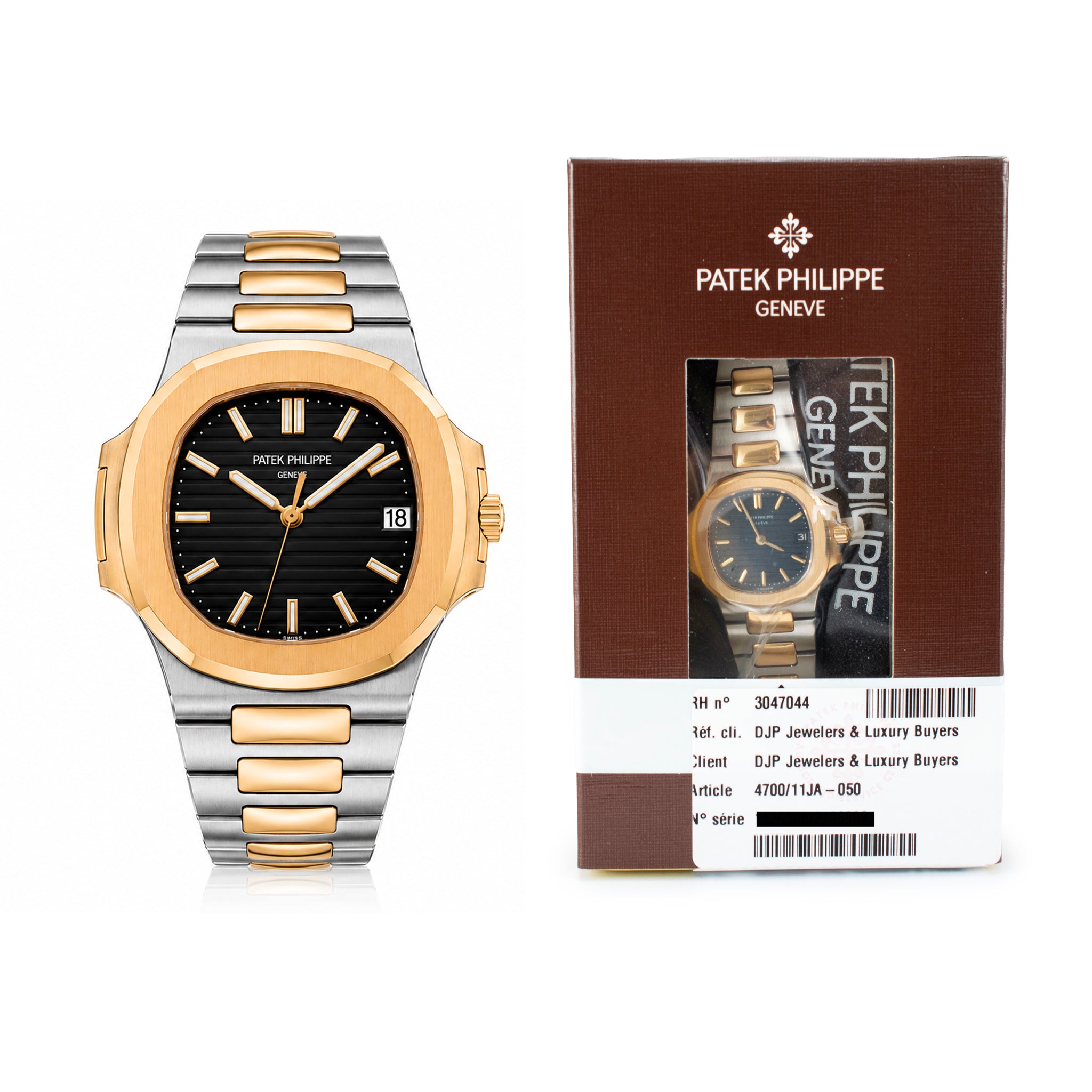 Patek Philippe Nautilus Stainless Steel and 18K Yellow | DJP