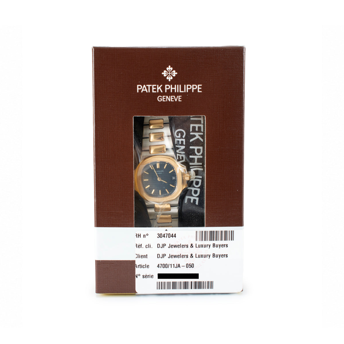 Ladies Patek Philippe Nautilus 27MM 4700 Steel 18K Yellow Gold Sealed Watch