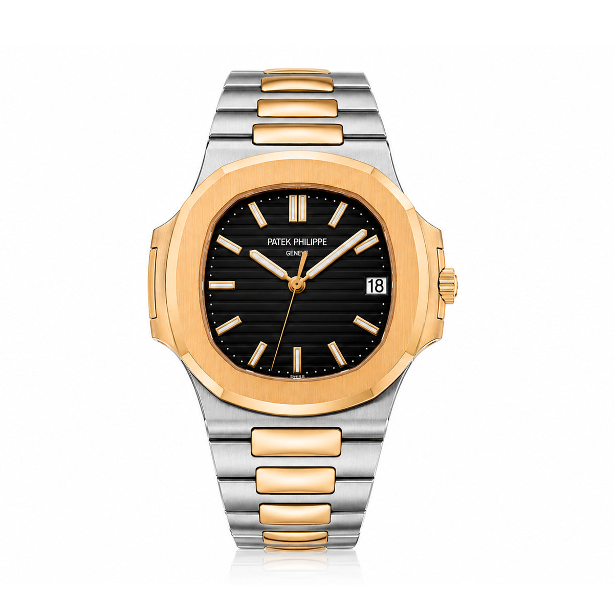 Ladies Patek Philippe Nautilus 27MM 4700 Steel 18K Yellow Gold Sealed Watch