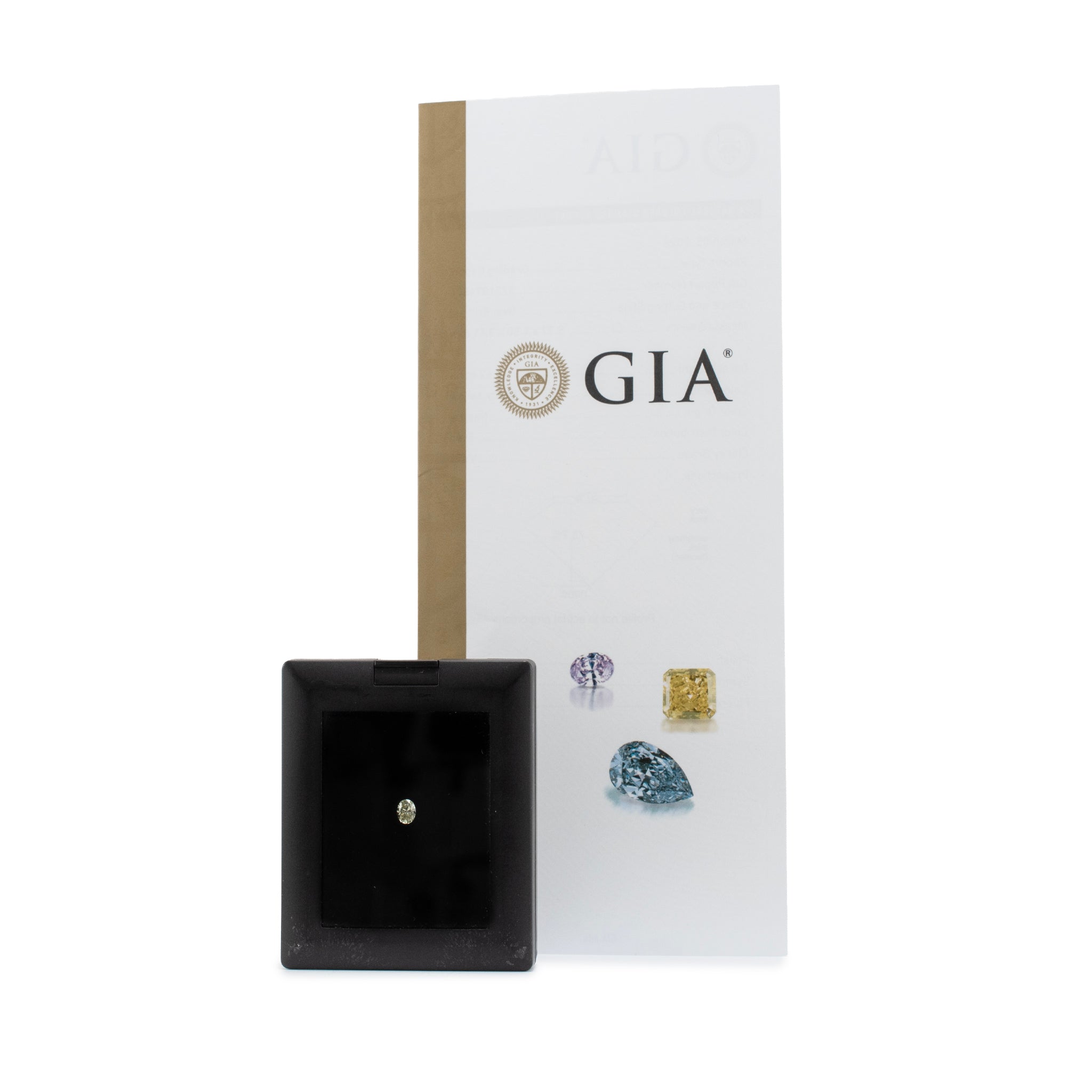 Natural 0.62ct Gia Fancy Yellow VVS2 Oval Brilliant Cut Loose Diamond