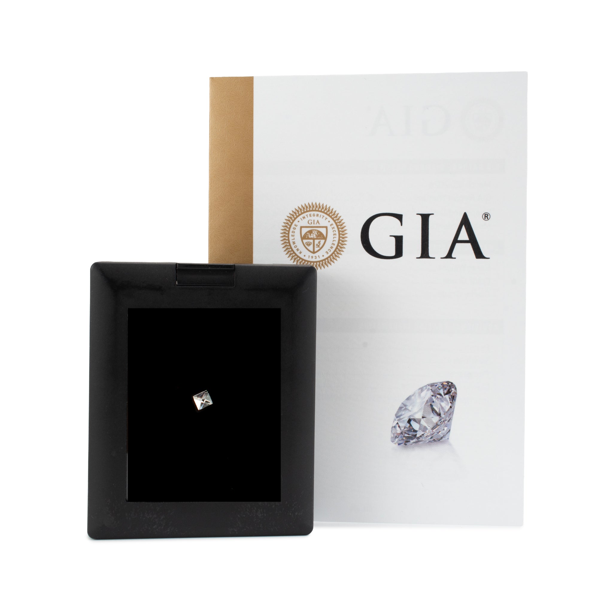Natural 0.31ct Gia H VS2 Rare Square Double Rose Cut Loose Diamond