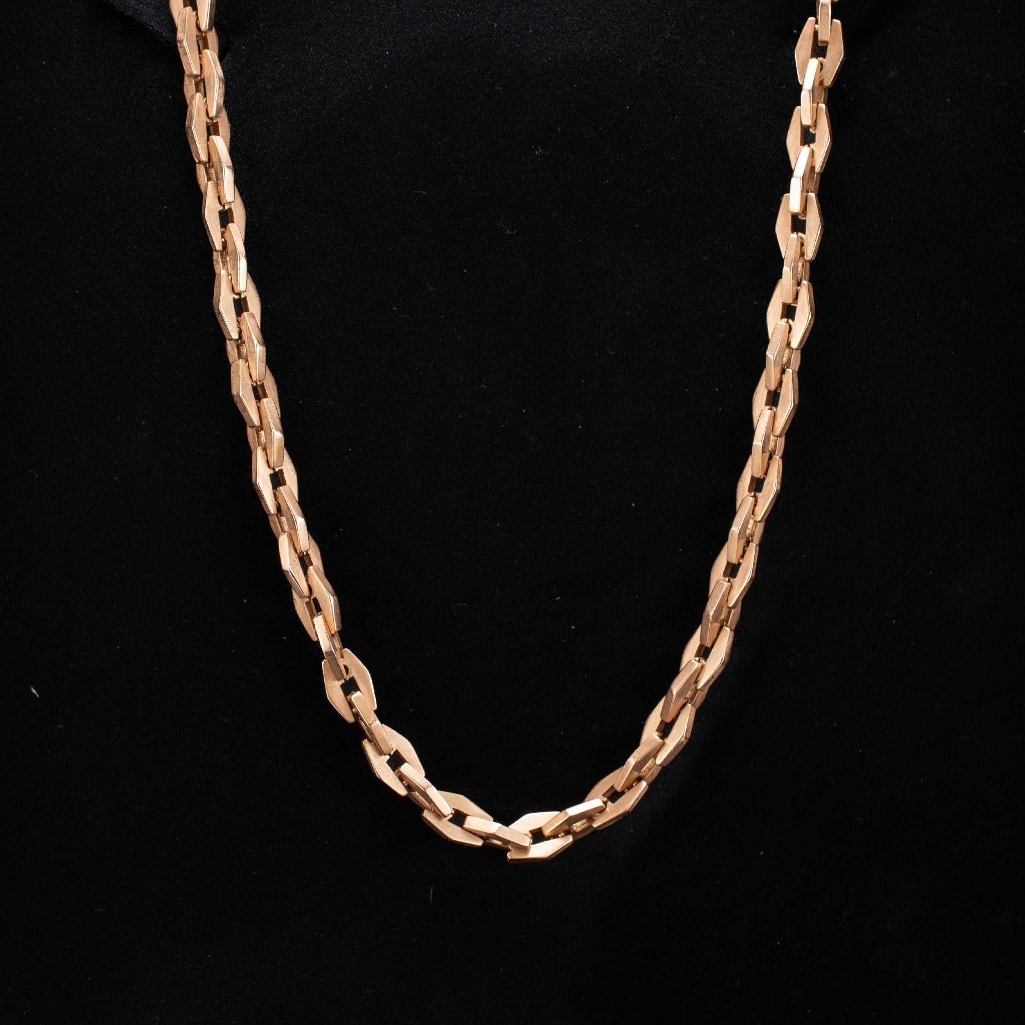 Chain Necklace 14K Rose Links Necklaces Modern Style DJP Jewelers & Luxury Buyers