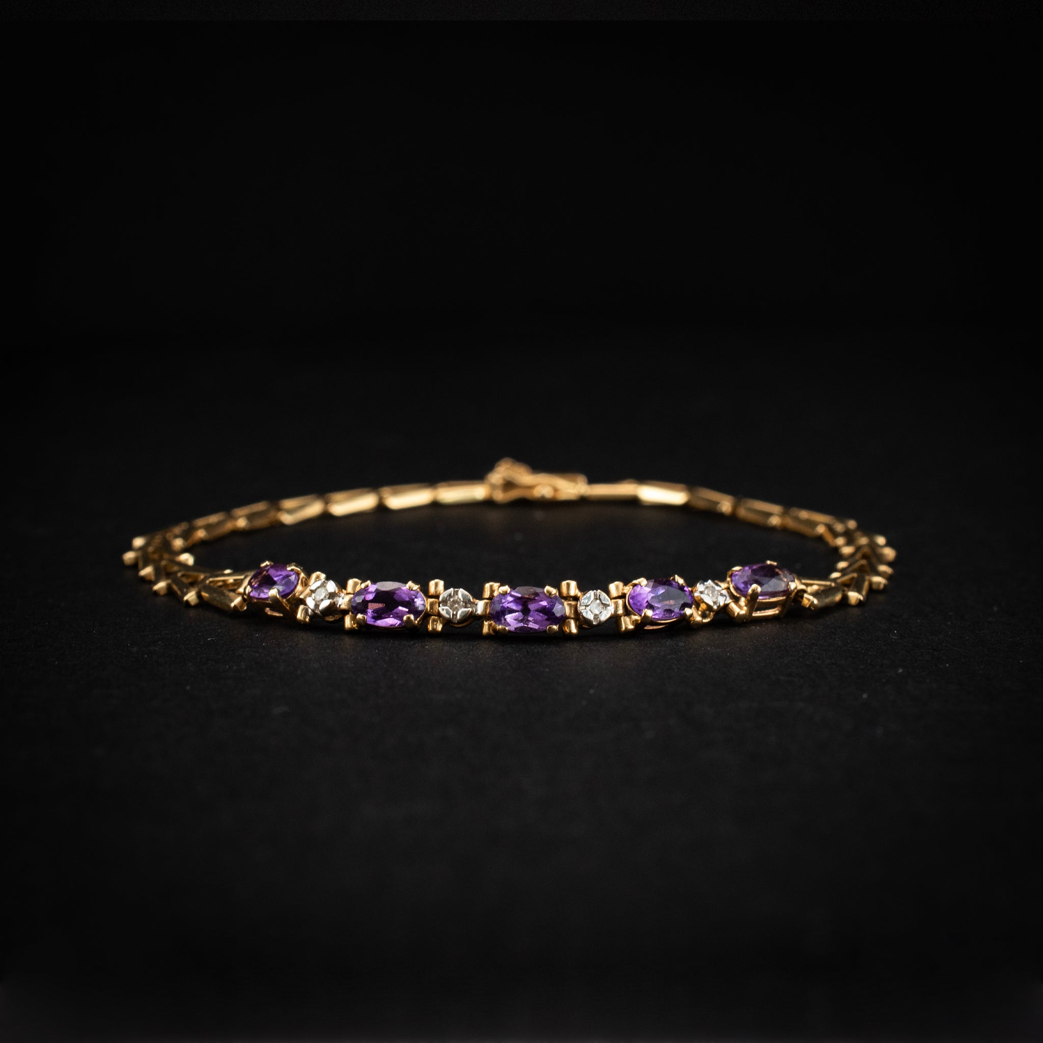 Link Bracelet 14K Yellow Links Bracelet Modern Style DJP Jewelers & Luxury Buyers