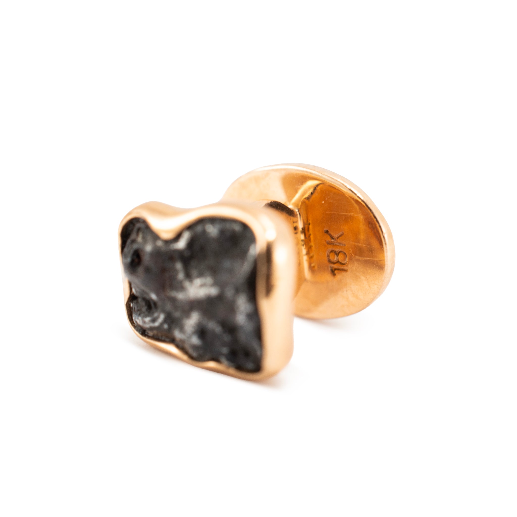 Men’s Jorge Adeler 18K Rose Gold Meteorite Nugget Cufflinks