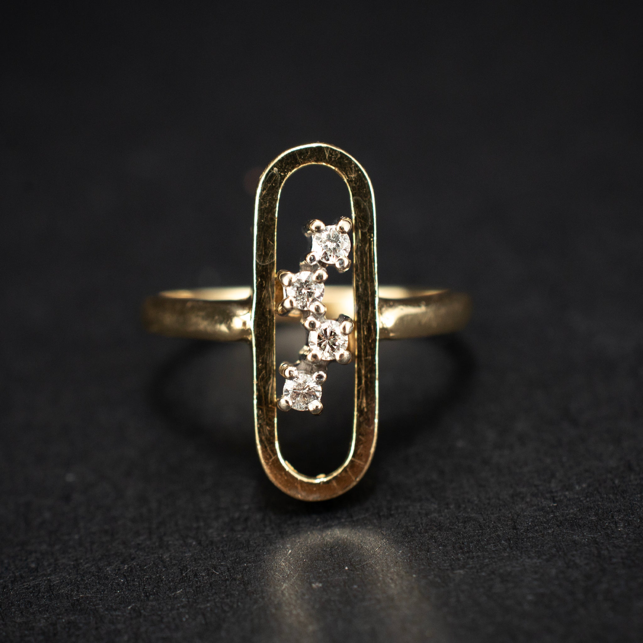 Band 14K Yellow Bar Vintage DJP Jewelers & Luxury Buyers