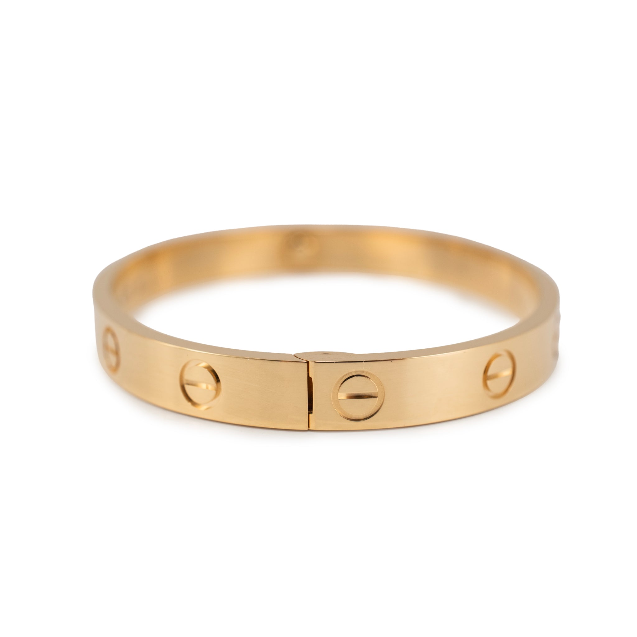 Cartier Love Classic Model 18K Yellow Gold Bangle Bracelet