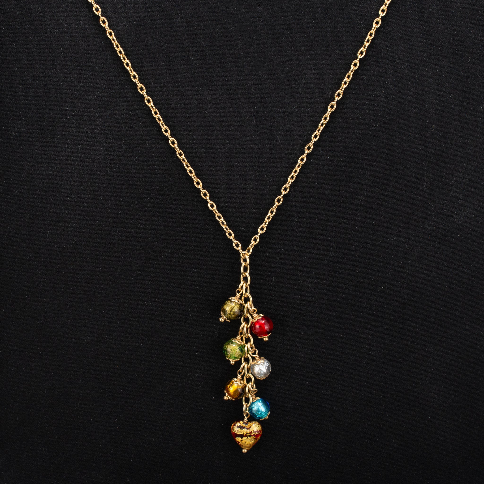 Chain Necklace 14K Yellow Dangle Vintage DJP Jewelers & Luxury Buyers