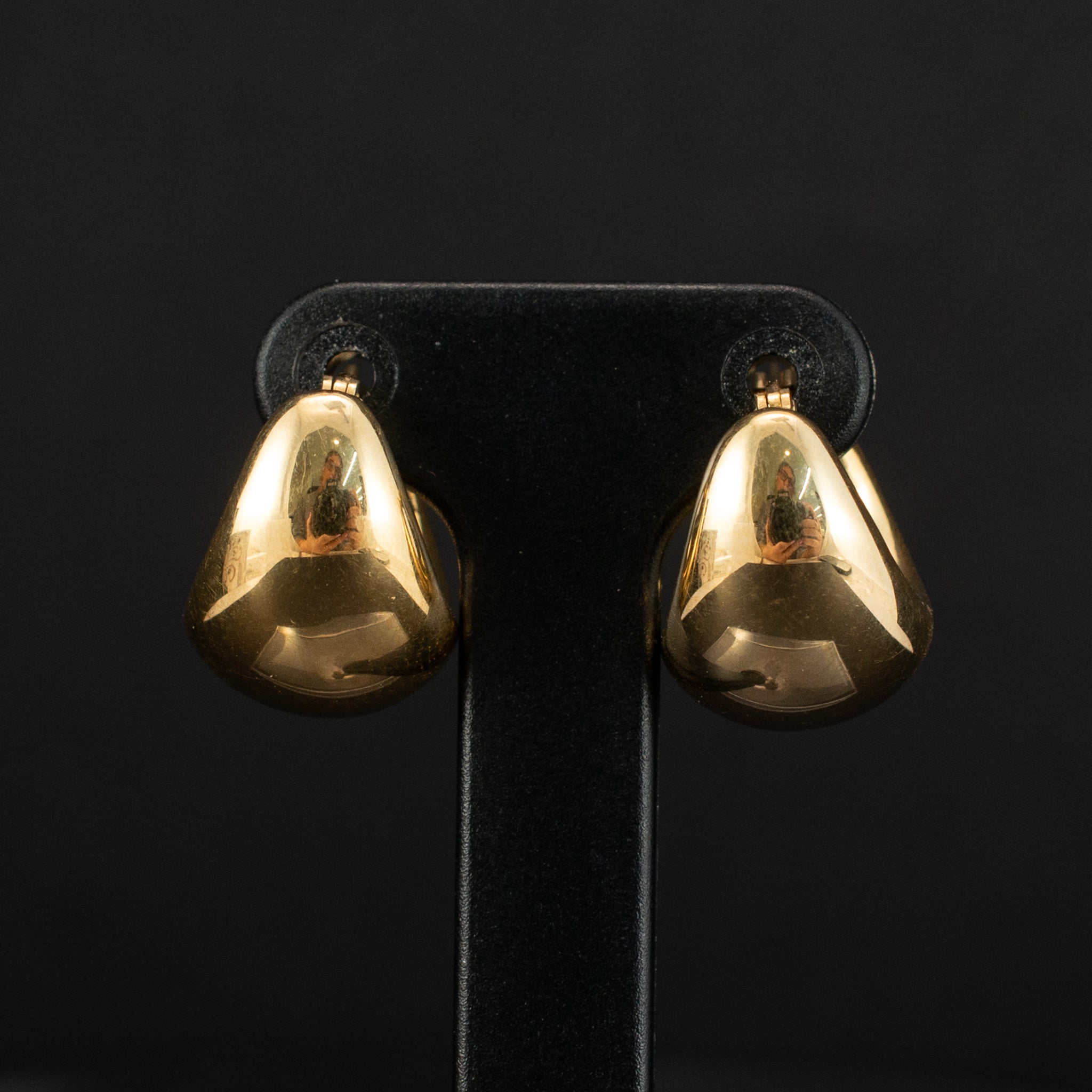 Hoop Earring 14K Yellow Hoops Modern Style DJP Jewelers & Luxury Buyers