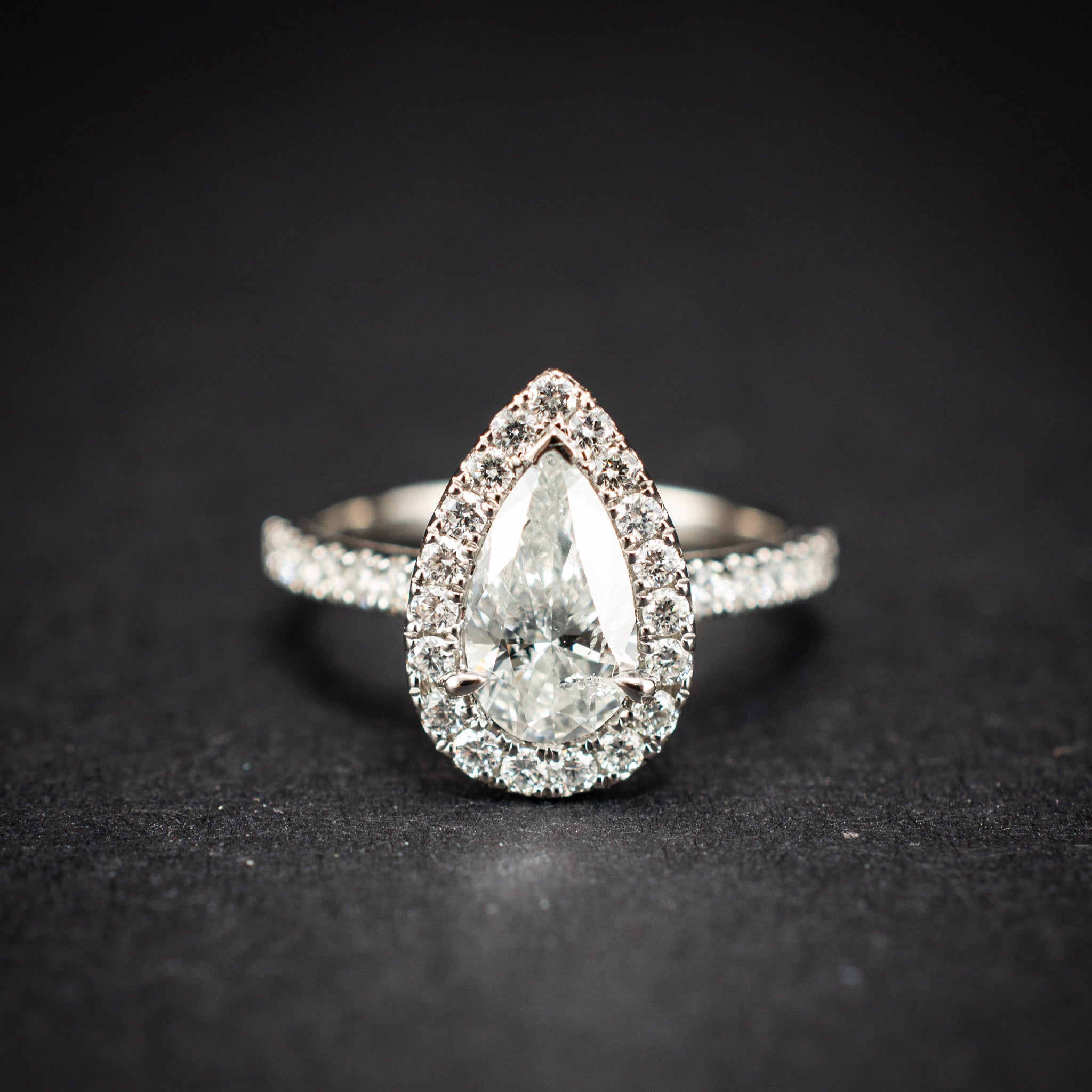 Engagement Ring 14K White Engagement Modern Style DJP Jewelers & Luxury Buyers