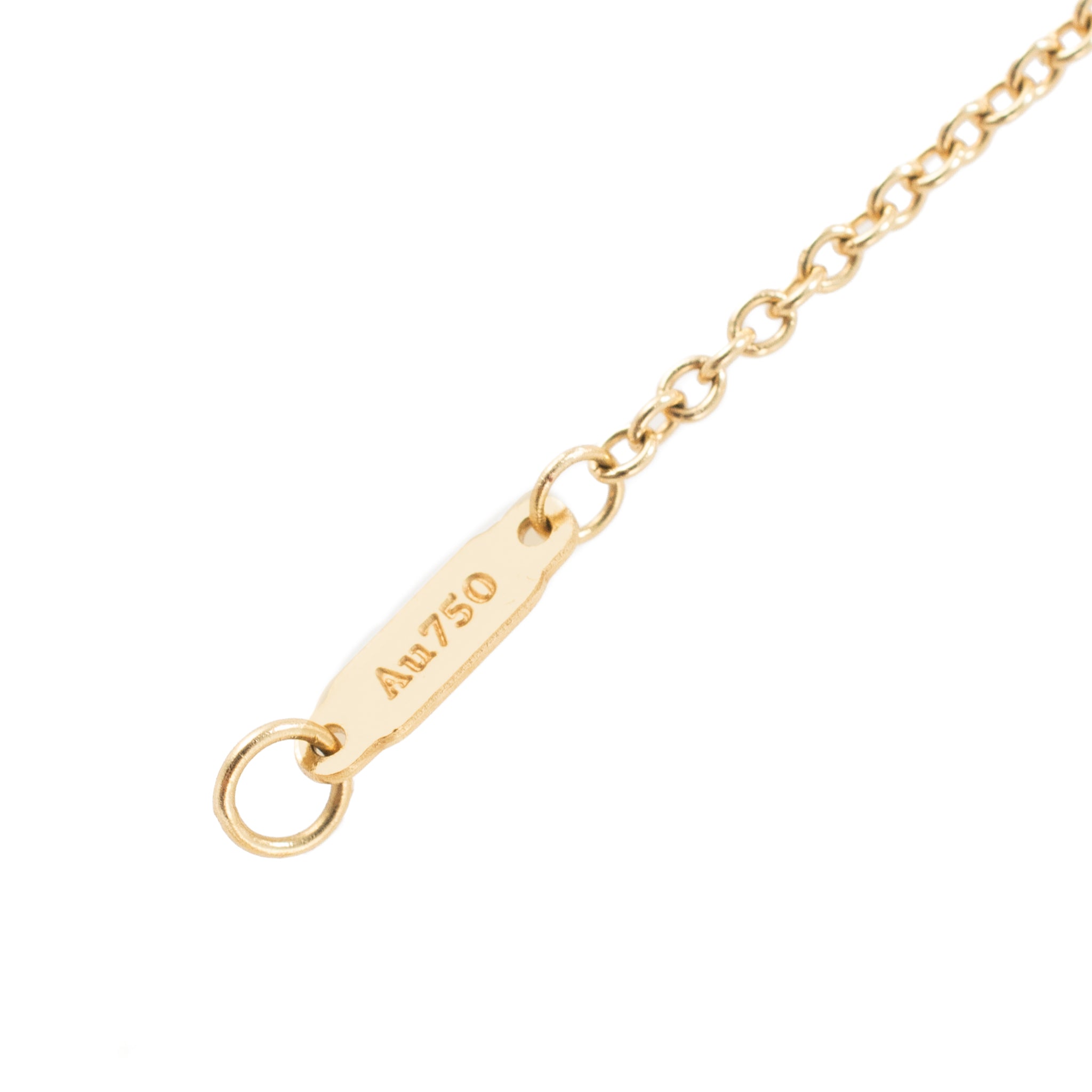 Tiffany & Co. 18K Yellow Gold Rolo Link Princes Chain Necklace