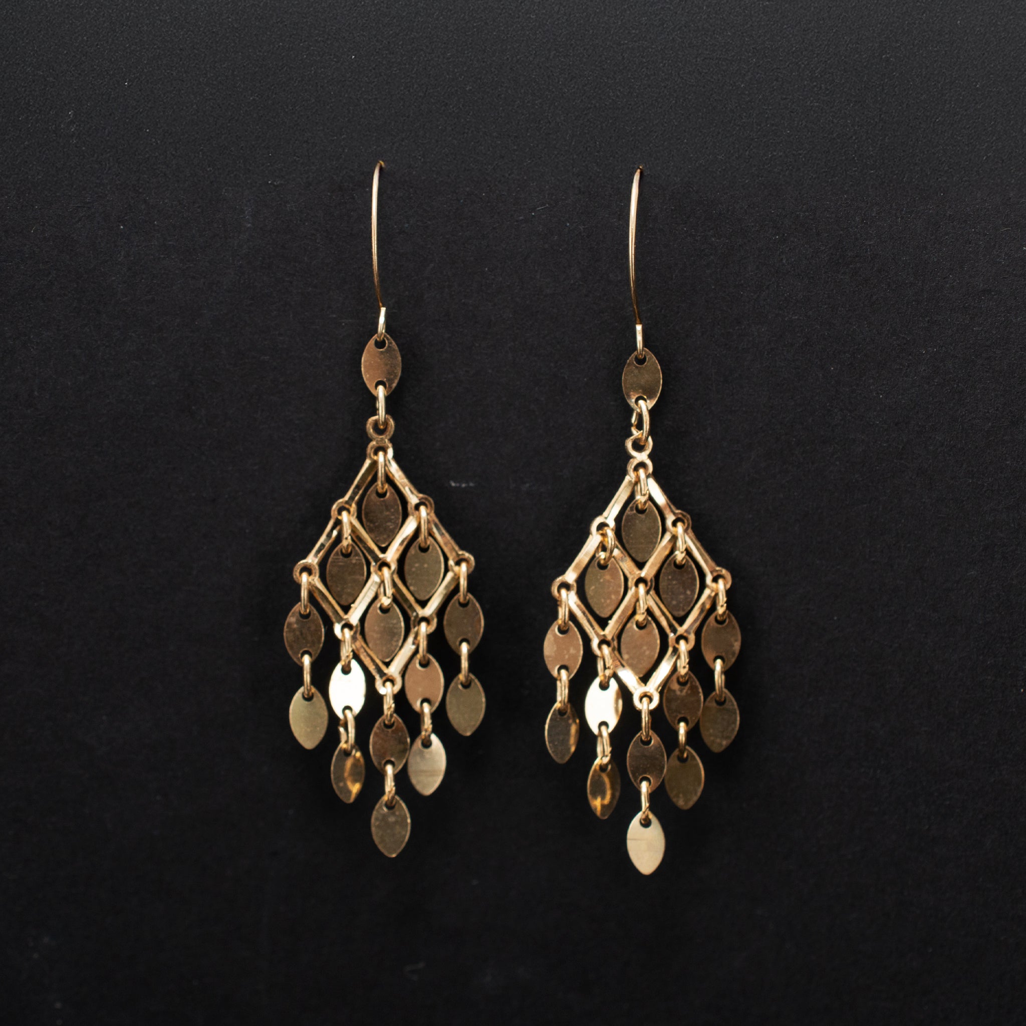 Dangle & Drop Earrings 10K Yellow Dangle Modern Style 450560 DJP Jewelers & Luxury Buyers
