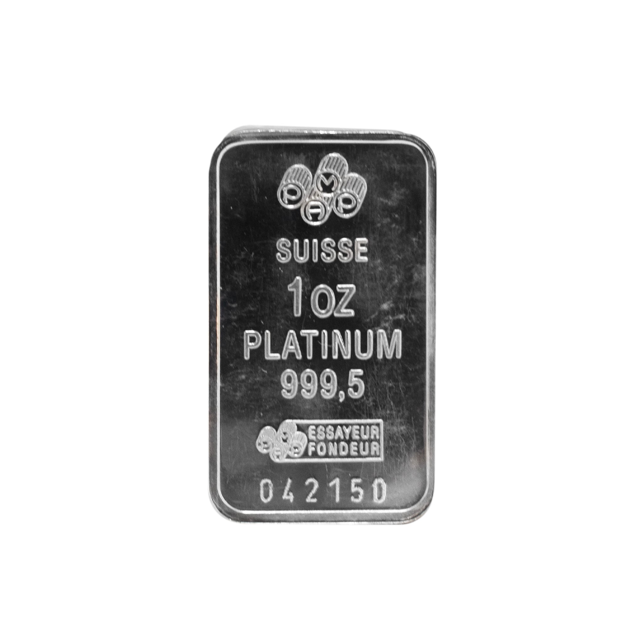 Pamp Suisse 1OZ .9995 Assay Carded Platinum Bar