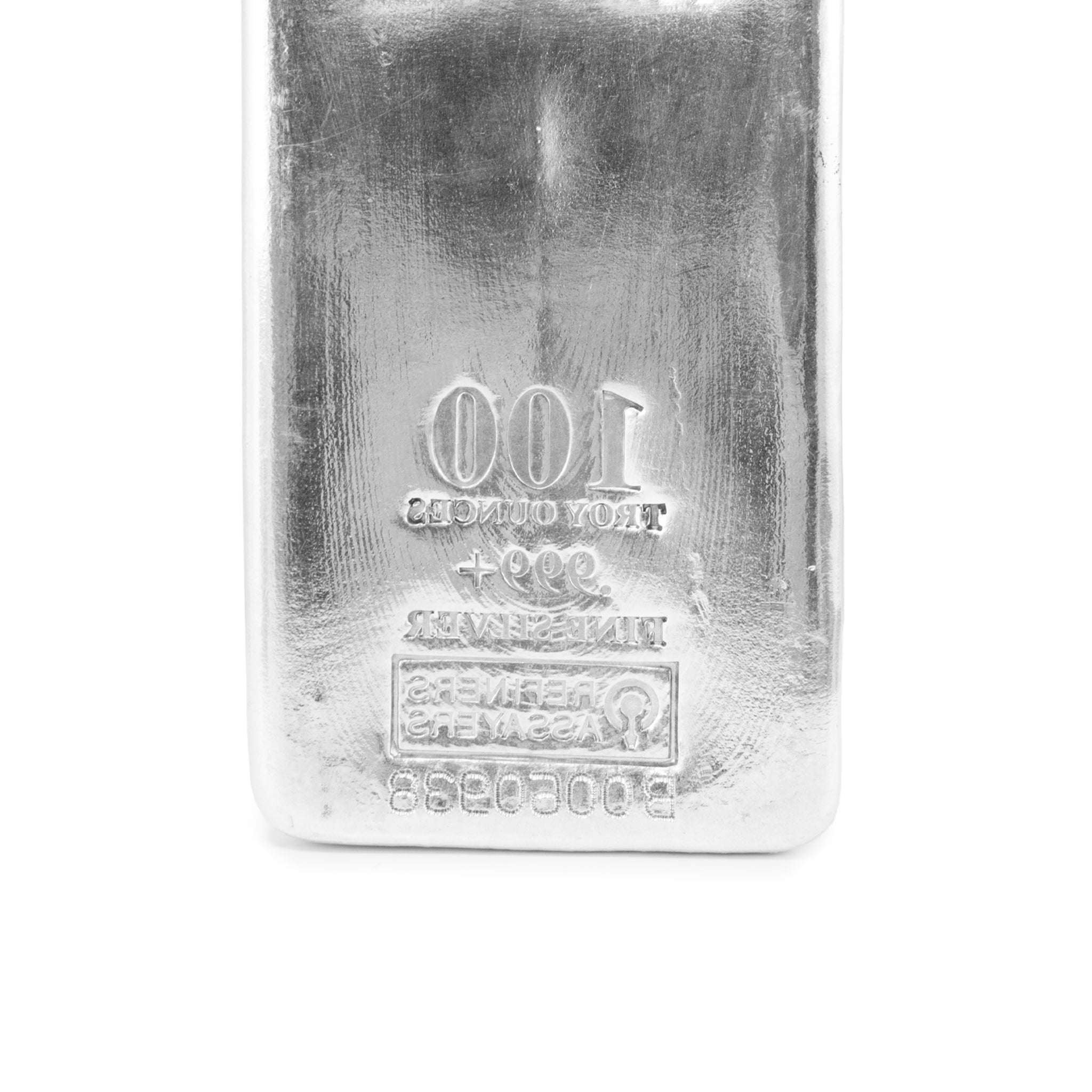 RMC - Republic Metals Corporation 999+ FINE SILVER 100 OZ BAR BULLION