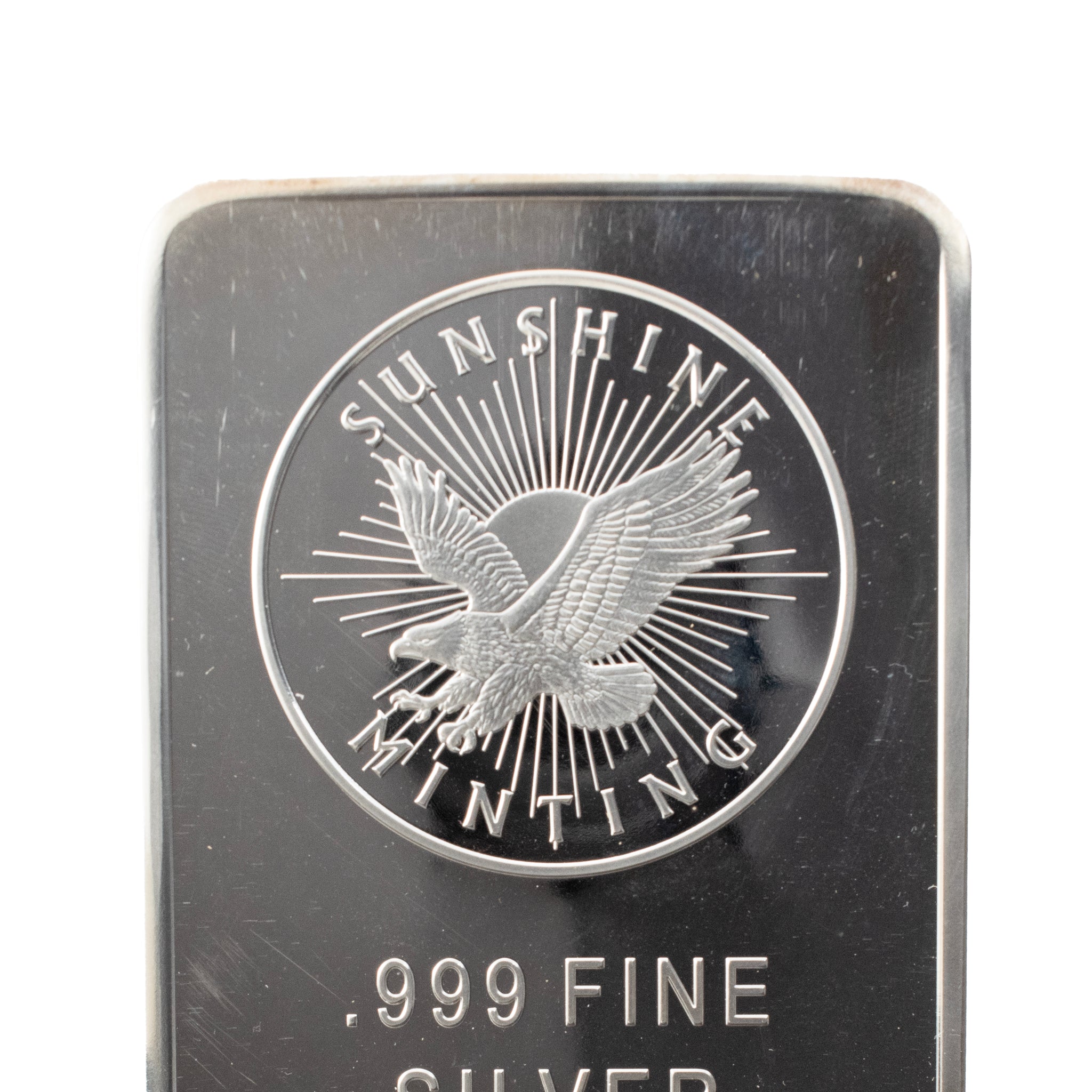 Sunshine Silver Mining & Refining Company 1 Kilo .999 Fine Silver Bullion Bar