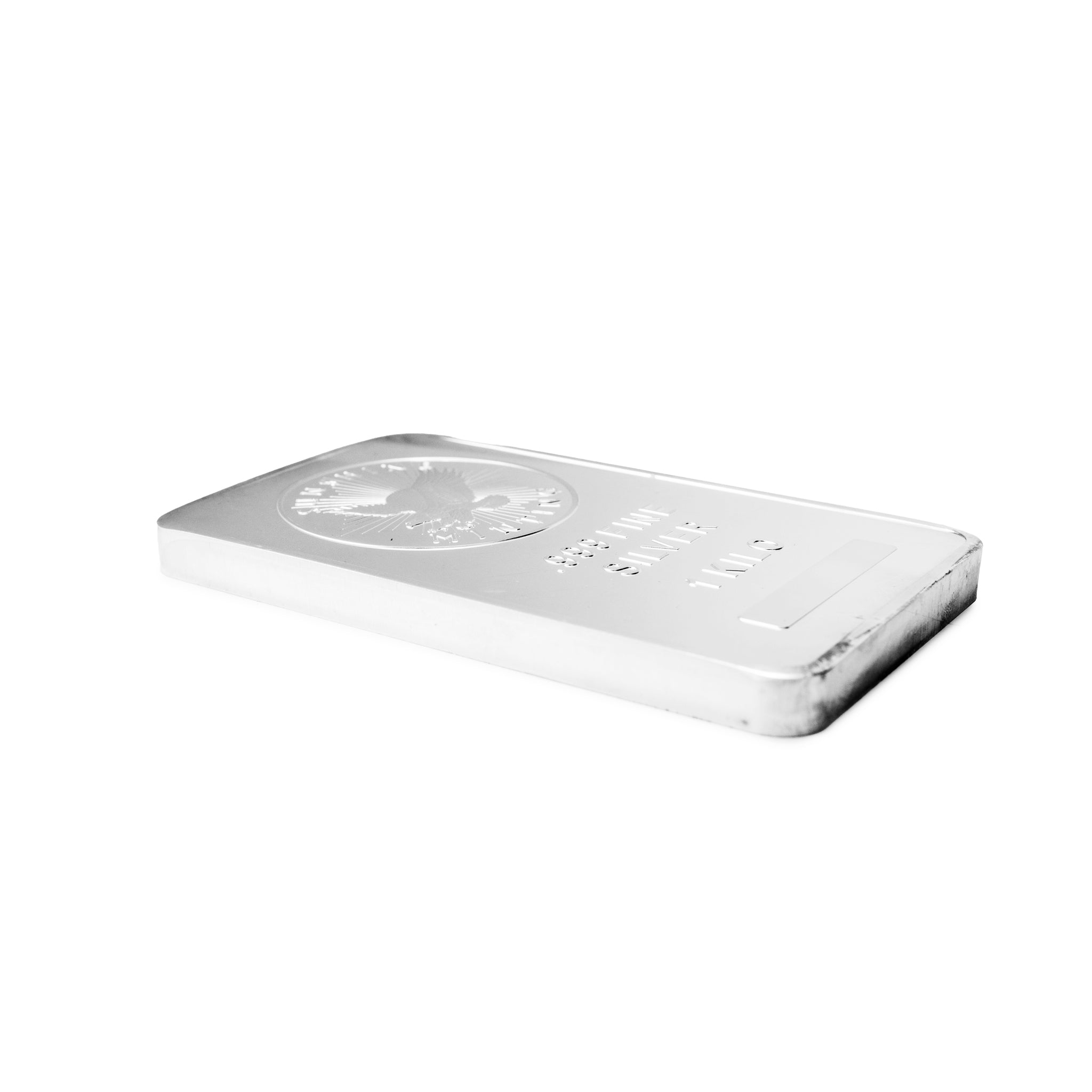 Sunshine Silver Mining & Refining Company 1 Kilo .999 Fine Silver Bullion Bar