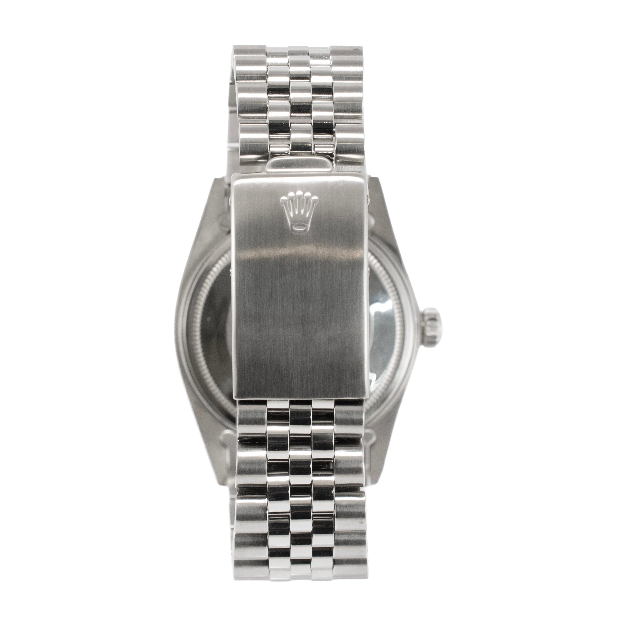 Rolex Datejust 36MM 16030 Fluted Jubilee Orange Dial Stainless Steel Watch