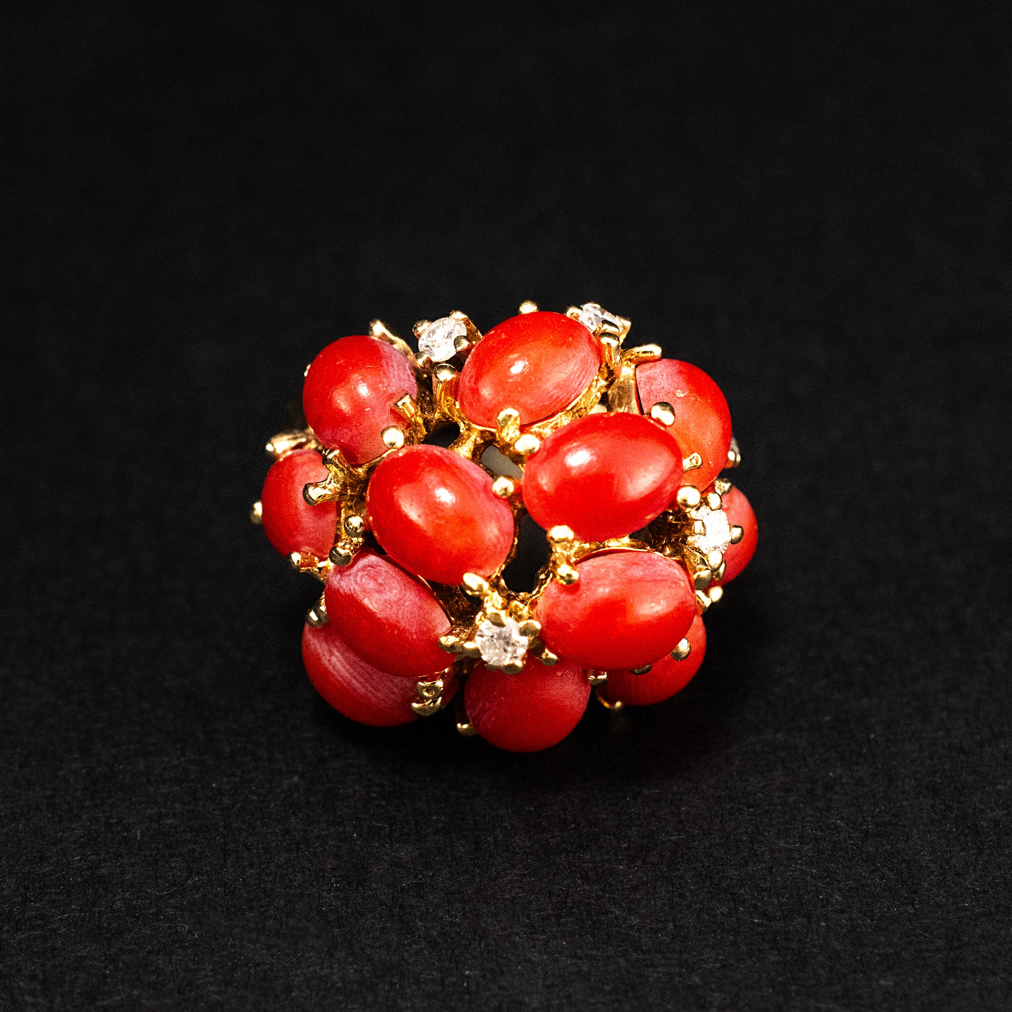 Cocktail & Statement Ring 14K Yellow Gold Cocktail Vintage 451018 DJP Jewelers & Luxury Buyers