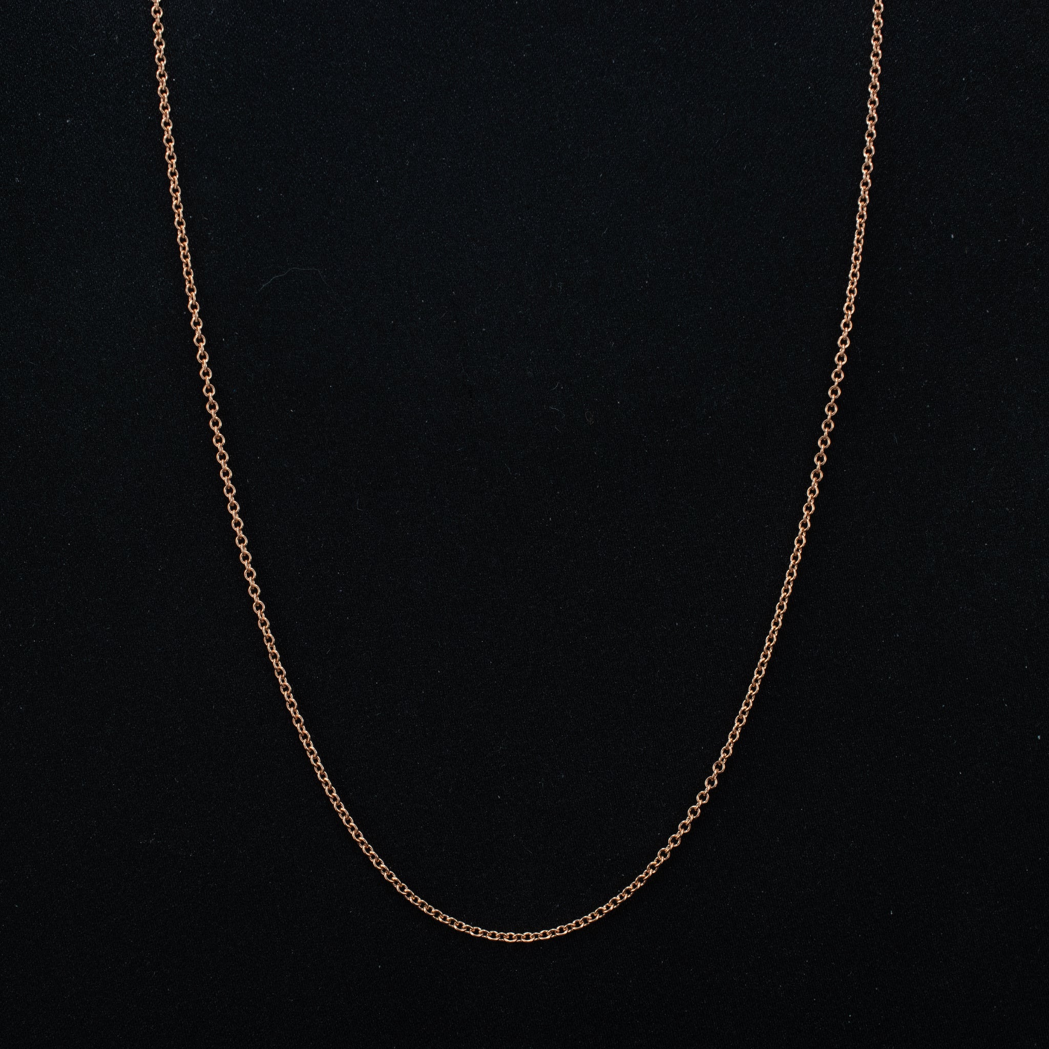 Chain Necklace 14K Rose Cable Modern Style 451200 DJP Jewelers & Luxury Buyers
