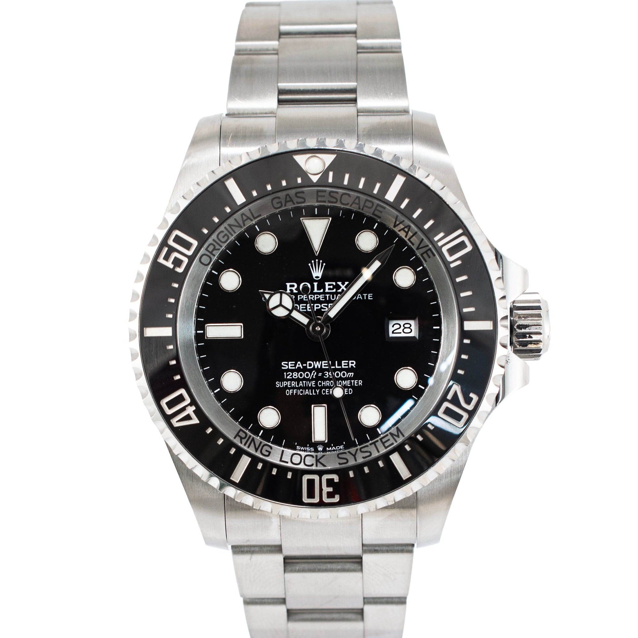 2021 Rolex Sea-Dweller Deepsea 44MM 126660 Steel Black Dial Automatic Watch