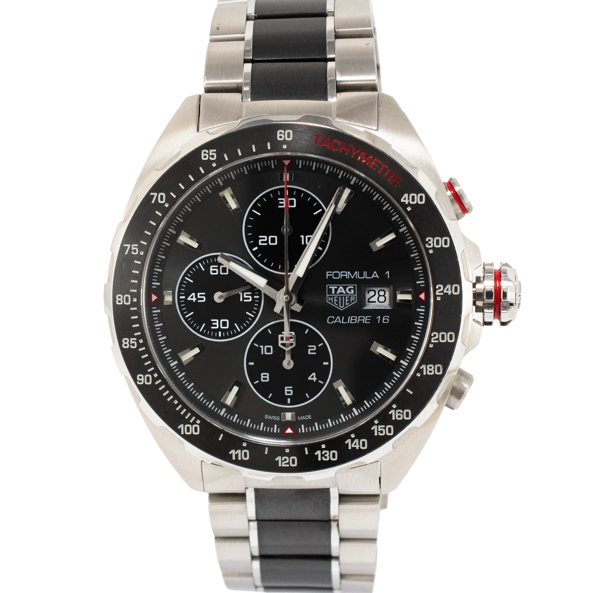 Tag Heuer Formula 1 Calibre 16 44MM caz2012.ba0876 Steel Ceramic Bezel Watch