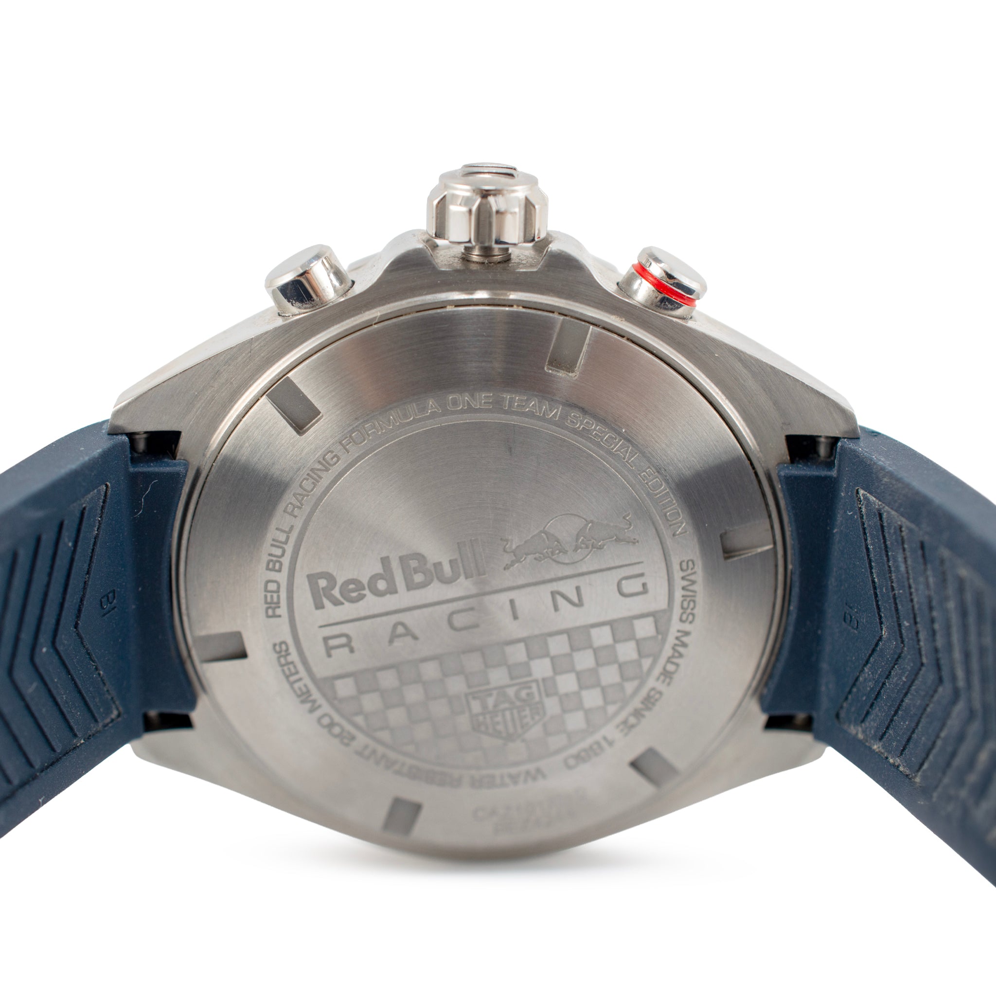 Tag Heuer Formula 1 Red Bull 43MM caz101al-0 Blue Rubber Steel Quartz Watch