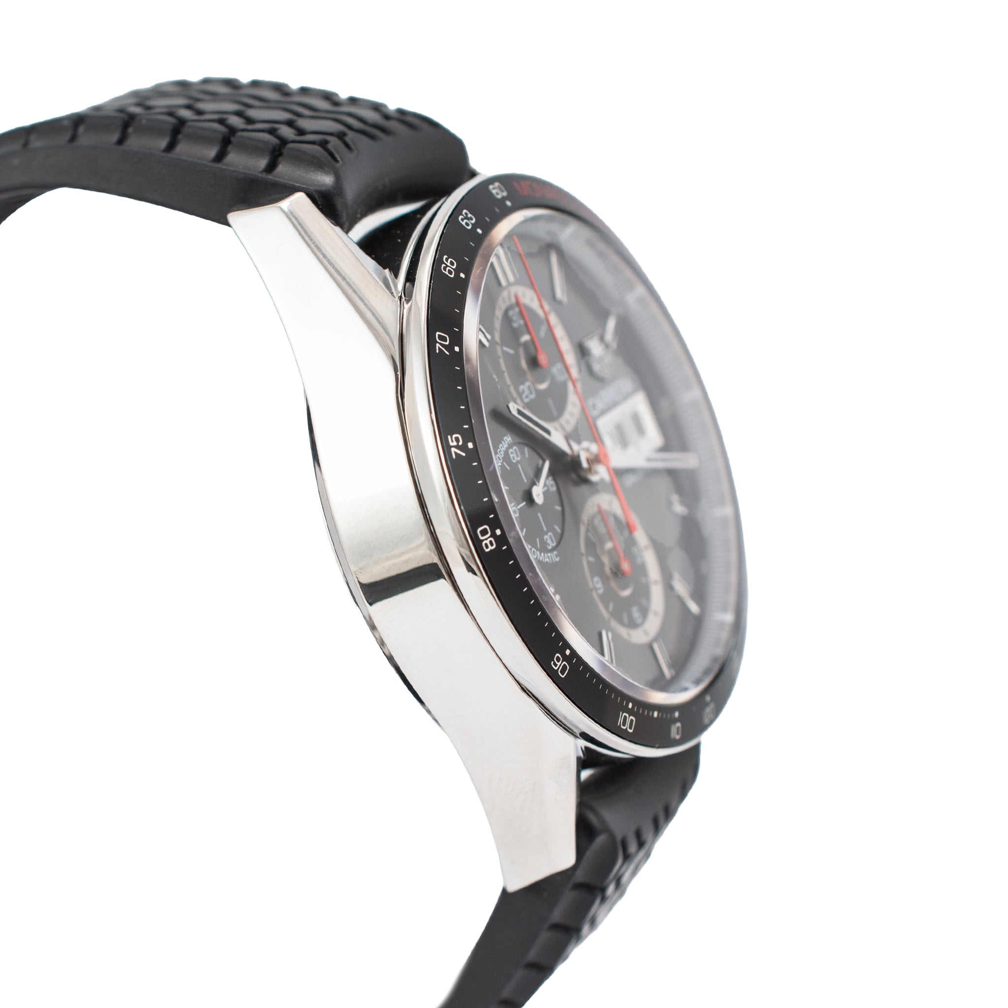 Tag Heuer Carrera Day Date CALIBRE16 43MM cv2a1M Grey Dial Steel Automatic Watch