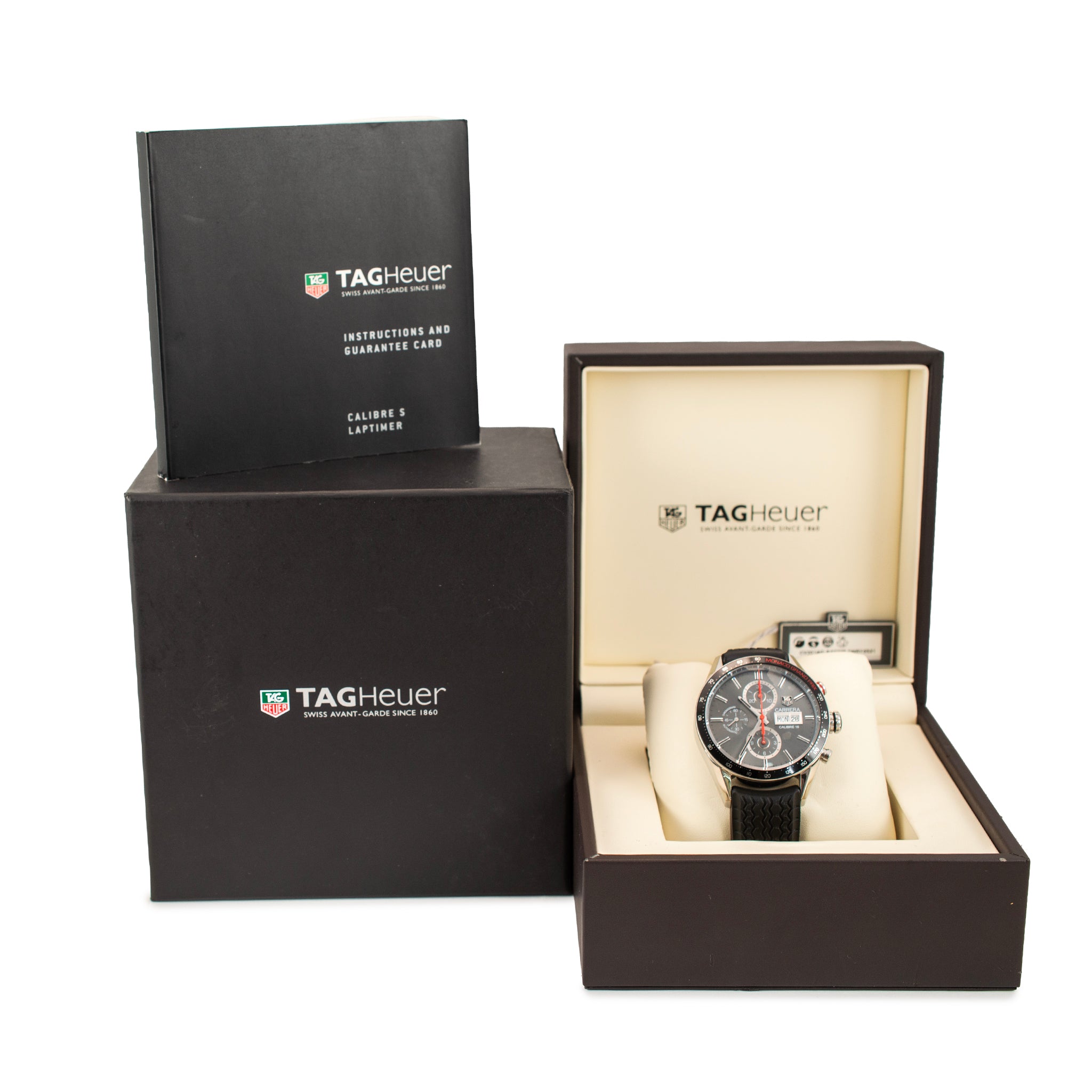 Tag Heuer Carrera Day Date CALIBRE16 43MM cv2a1M Grey Dial Steel Automatic Watch