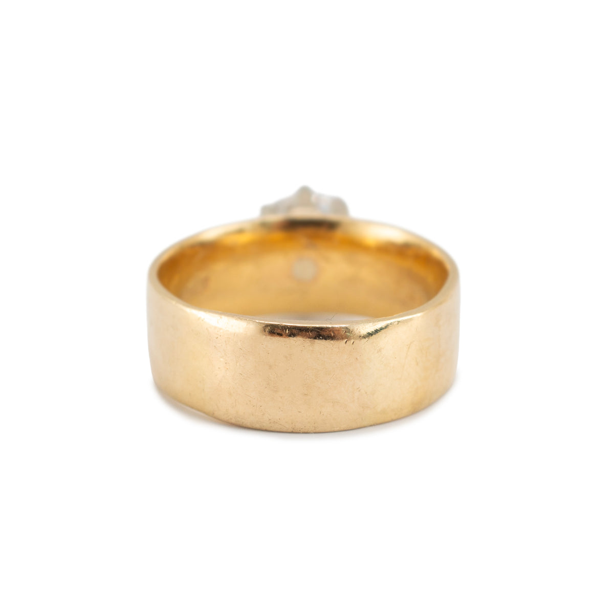 Vintage Traub Orange Blossom 18K Yellow Gold Gia 1.40ct Circular Engagement Ring