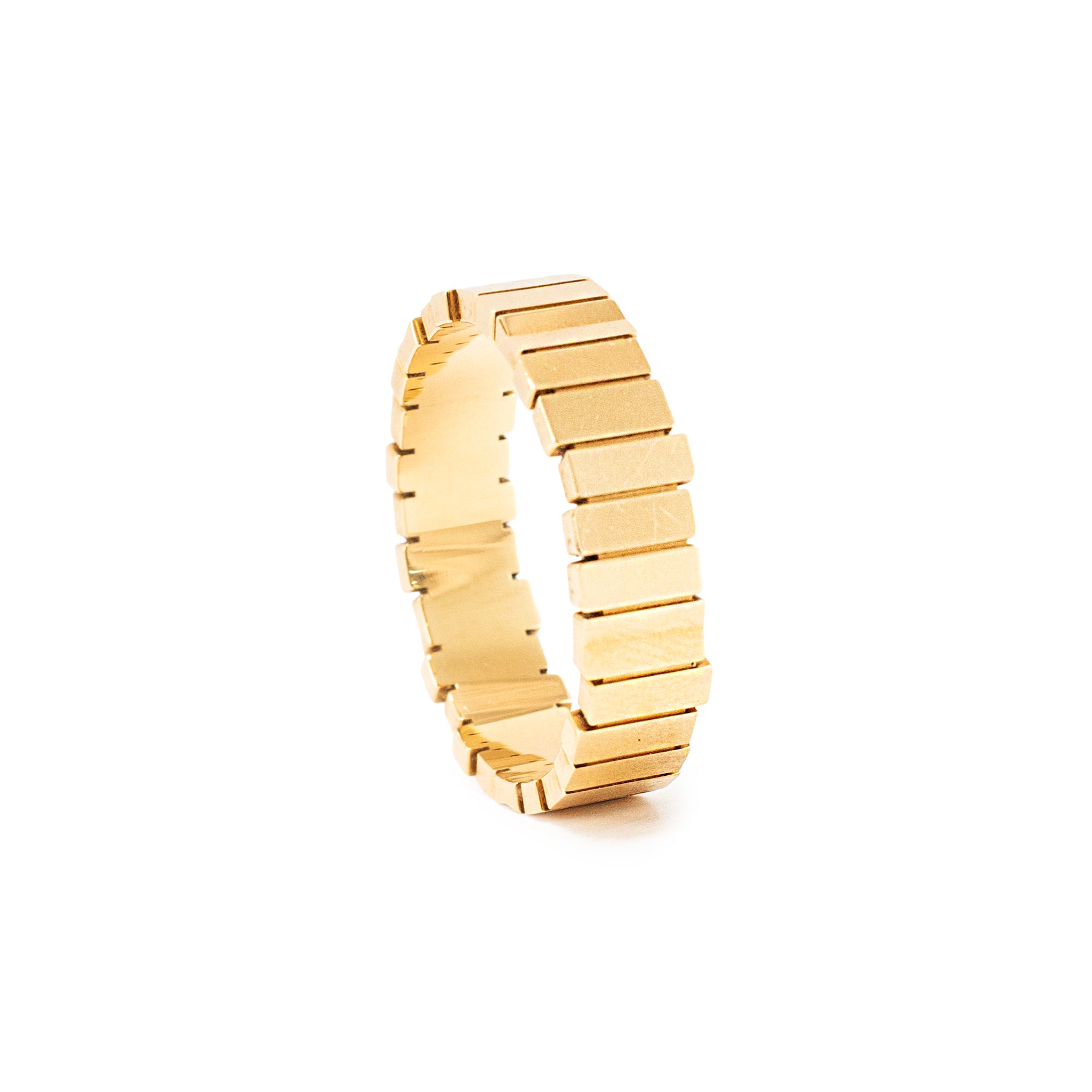 Men’s Christian Dior Gem Collection 18K Yellow Gold Band Ring