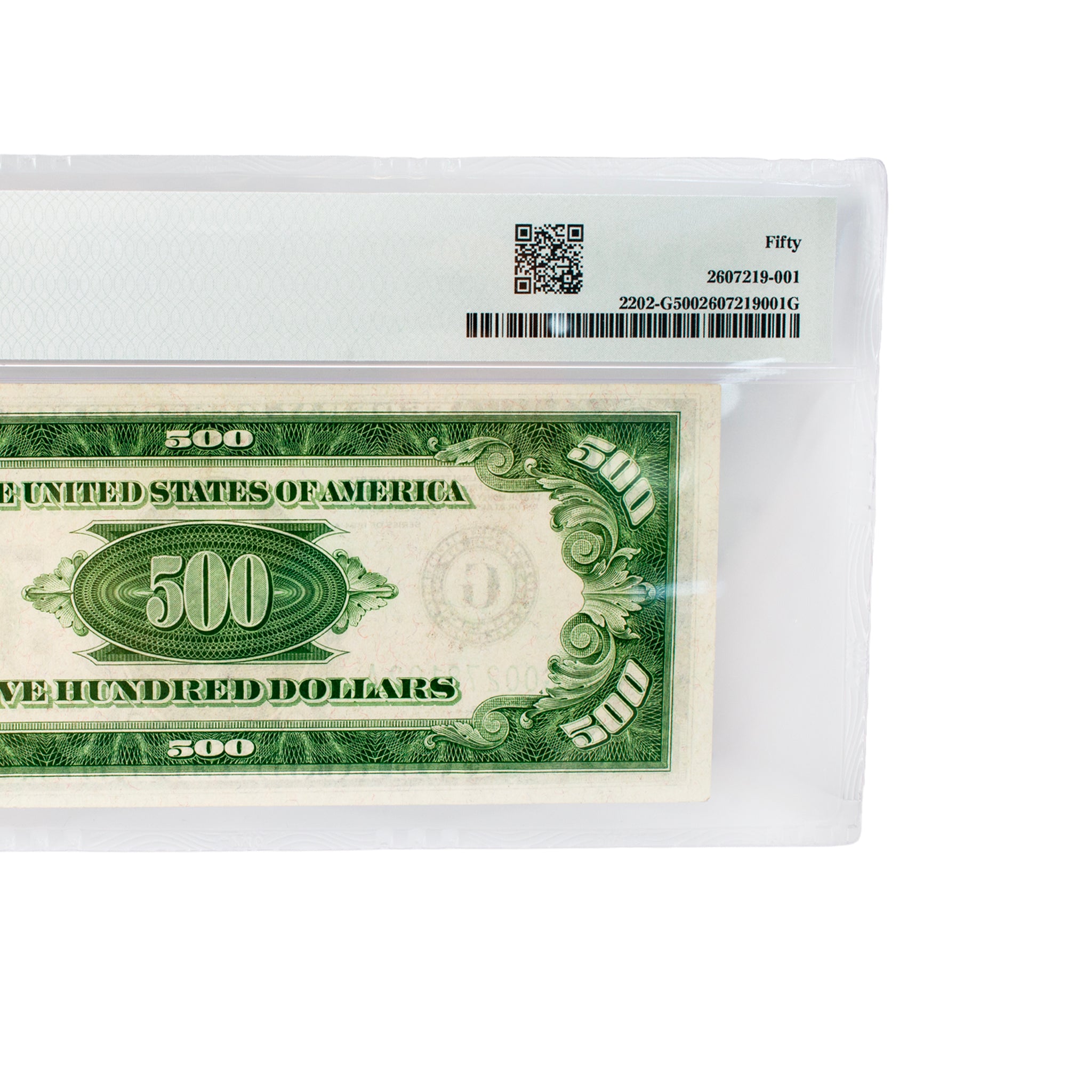 1934A Pmg 50 Chicago $500 Federal Reserve Paper Collectible Note