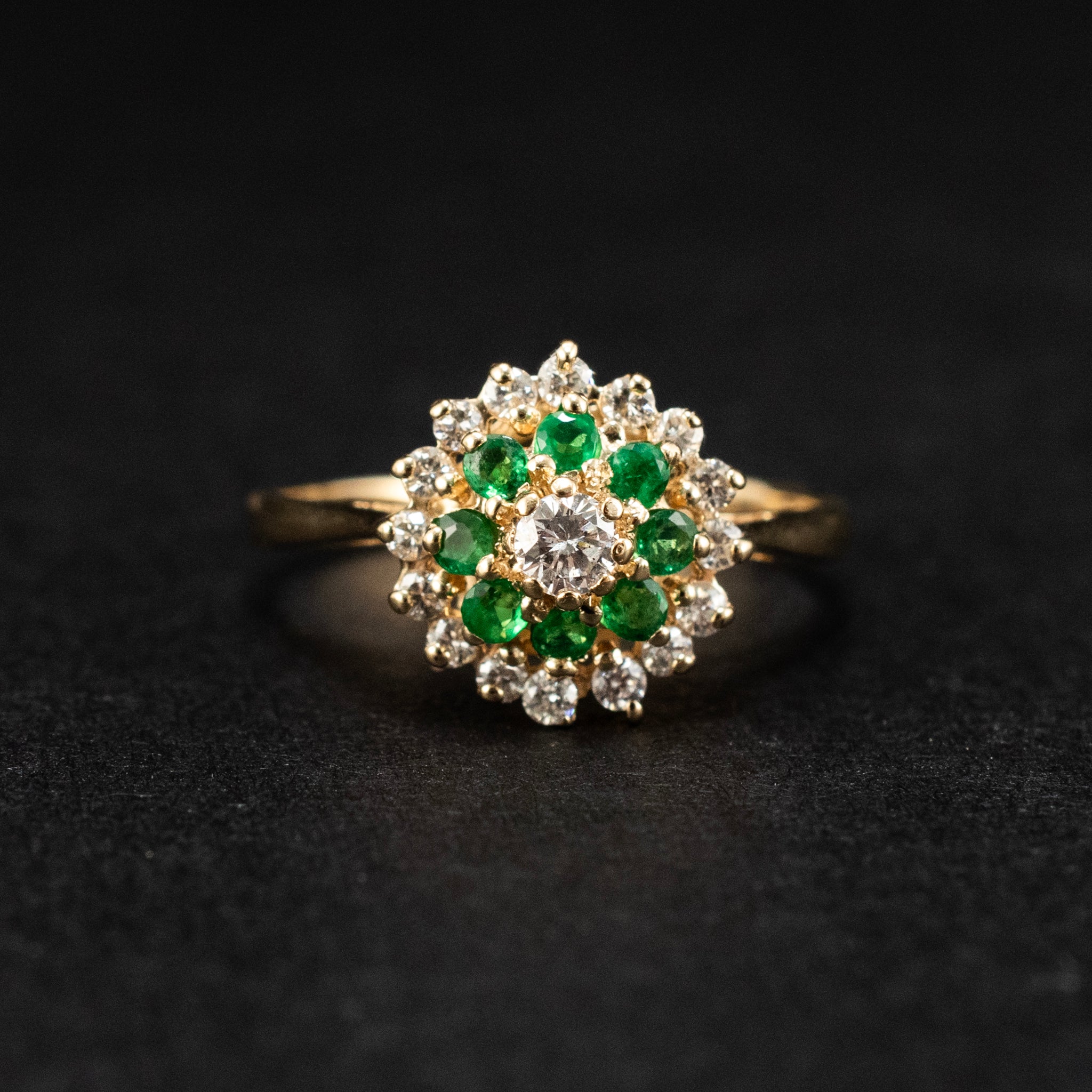 Cocktail & Statement Ring 14K Yellow Gold Cocktail Vintage 451961 DJP Jewelers & Luxury Buyers