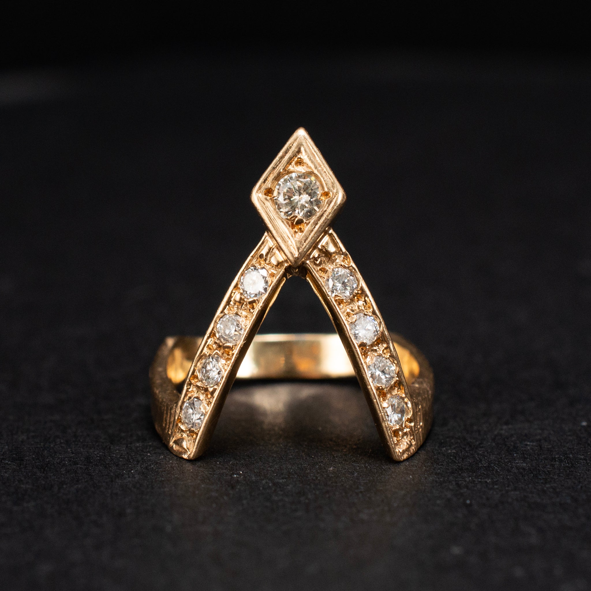 Band 0.42ct Diamond 14K Yellow Gold Vintage 451964 available at DJP Jewelers & Luxury Buyers
